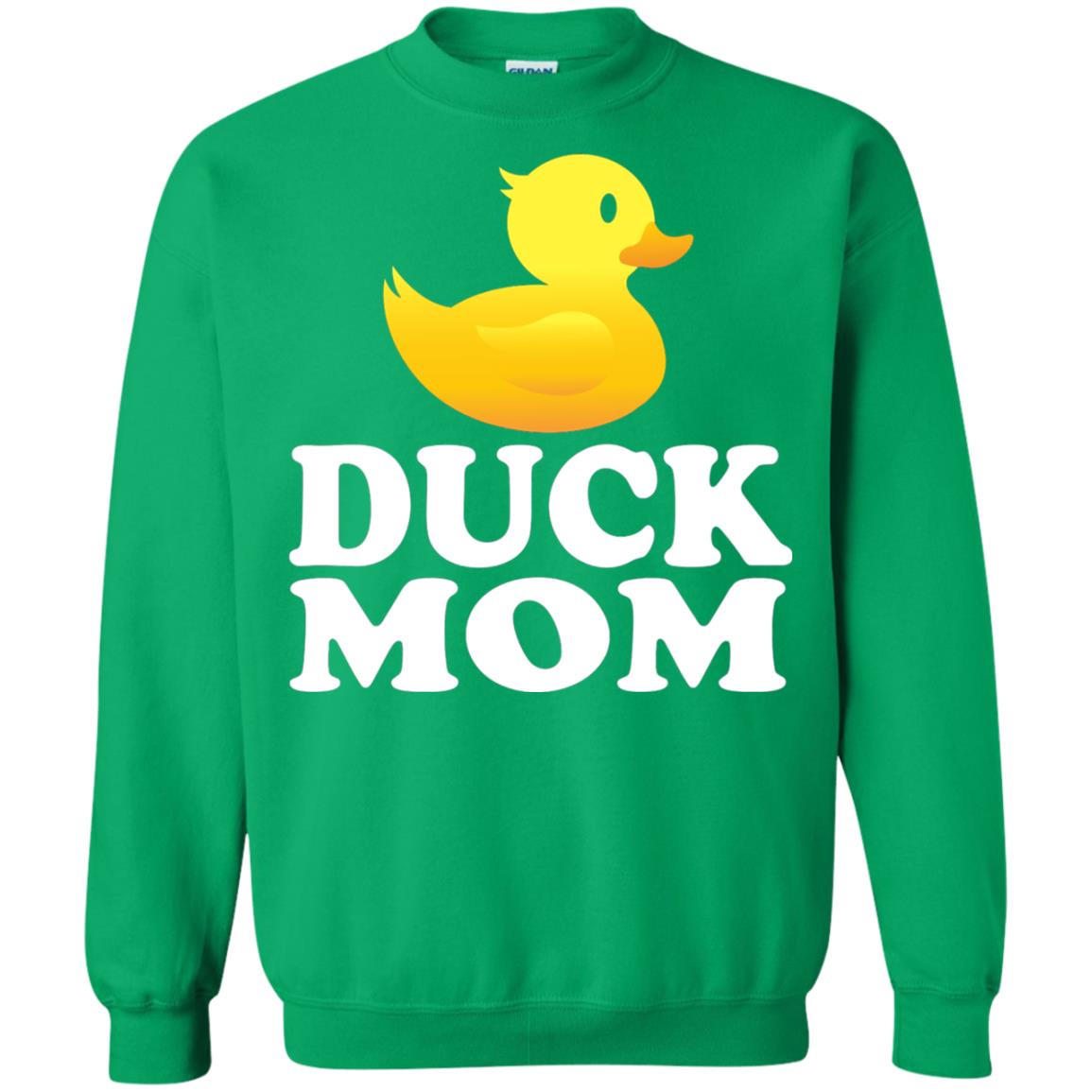 Duck Mom Funny Bird Lover T-shirt Irish Green
