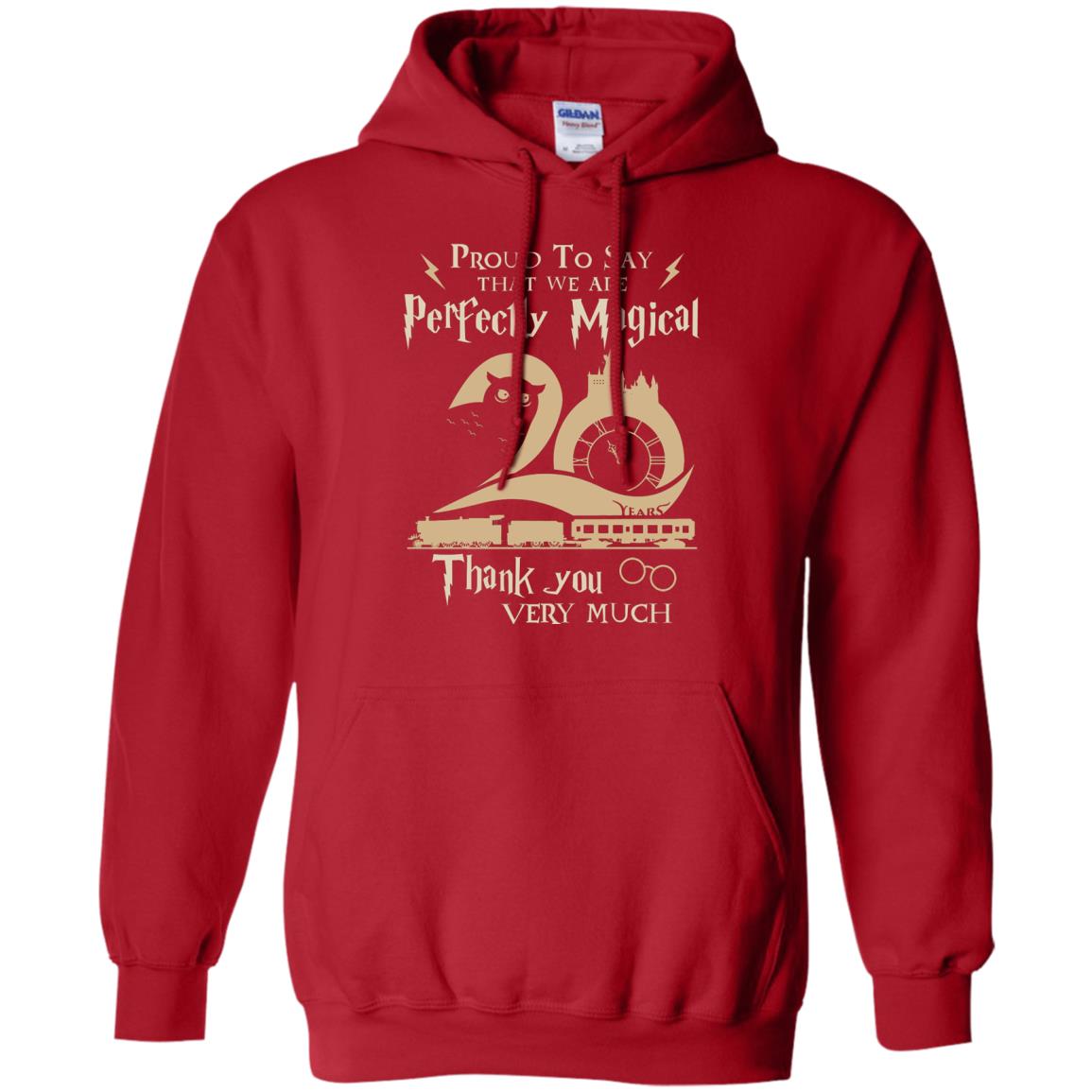 Proud To Say That We Are Perfectly Magical Thank You Very Much Harry Potter Fan T-shirt Red