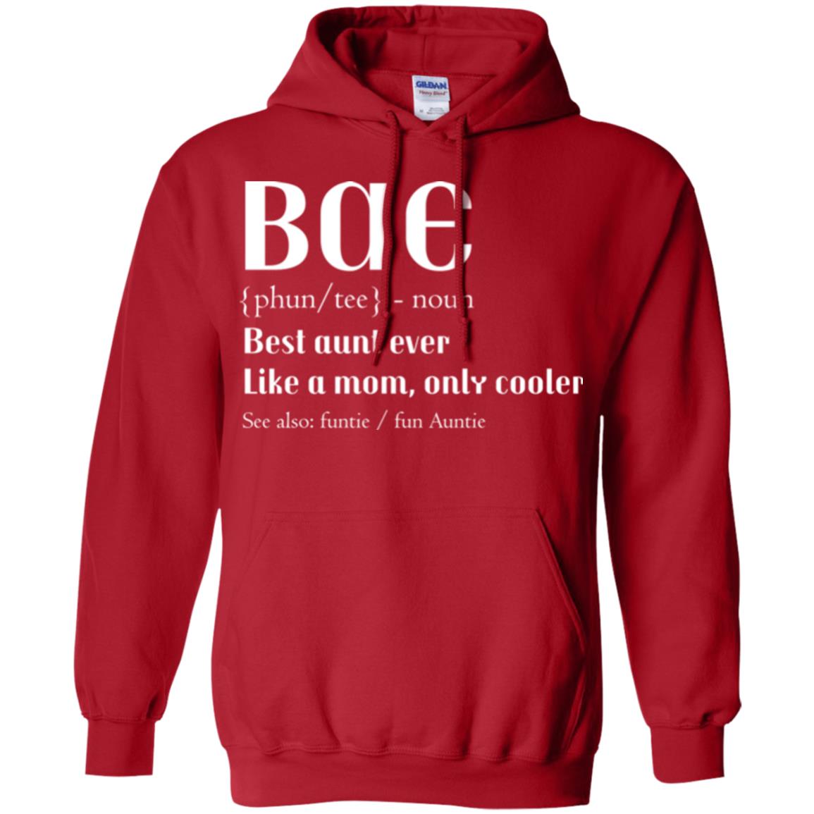 Bae Best Aunt Ever Shirt Red