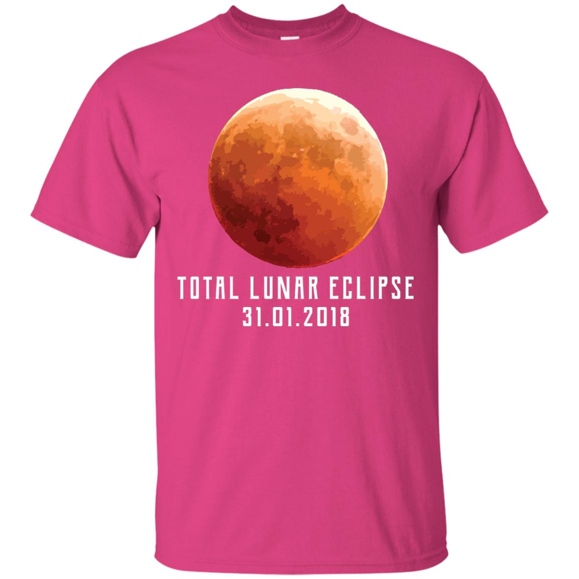Total Lunar Eclipse Shirt 2018 Astronomy Gift Blood Moon Heliconia