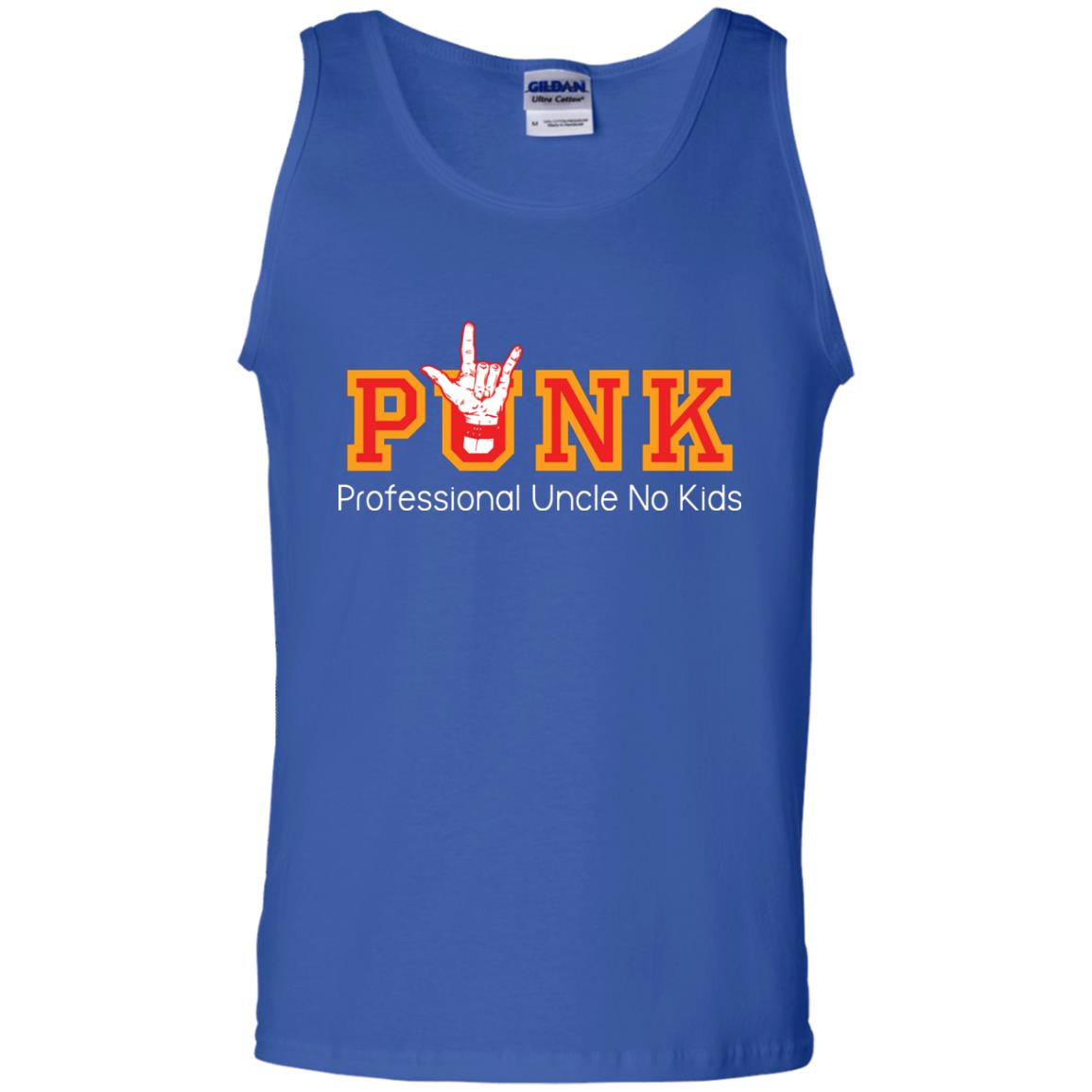Uncle T-shirt Punk Professional Uncle No Kids Royal