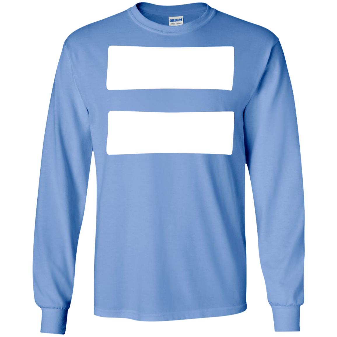 Equals Sign T-shirt Equality Symbol Feminism Carolina Blue