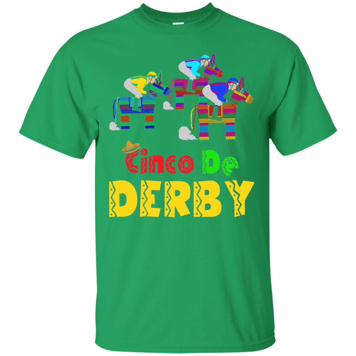 Horse Racing Pinata Cinco De Derby Jockeys Fiesta Shirt Irish Green