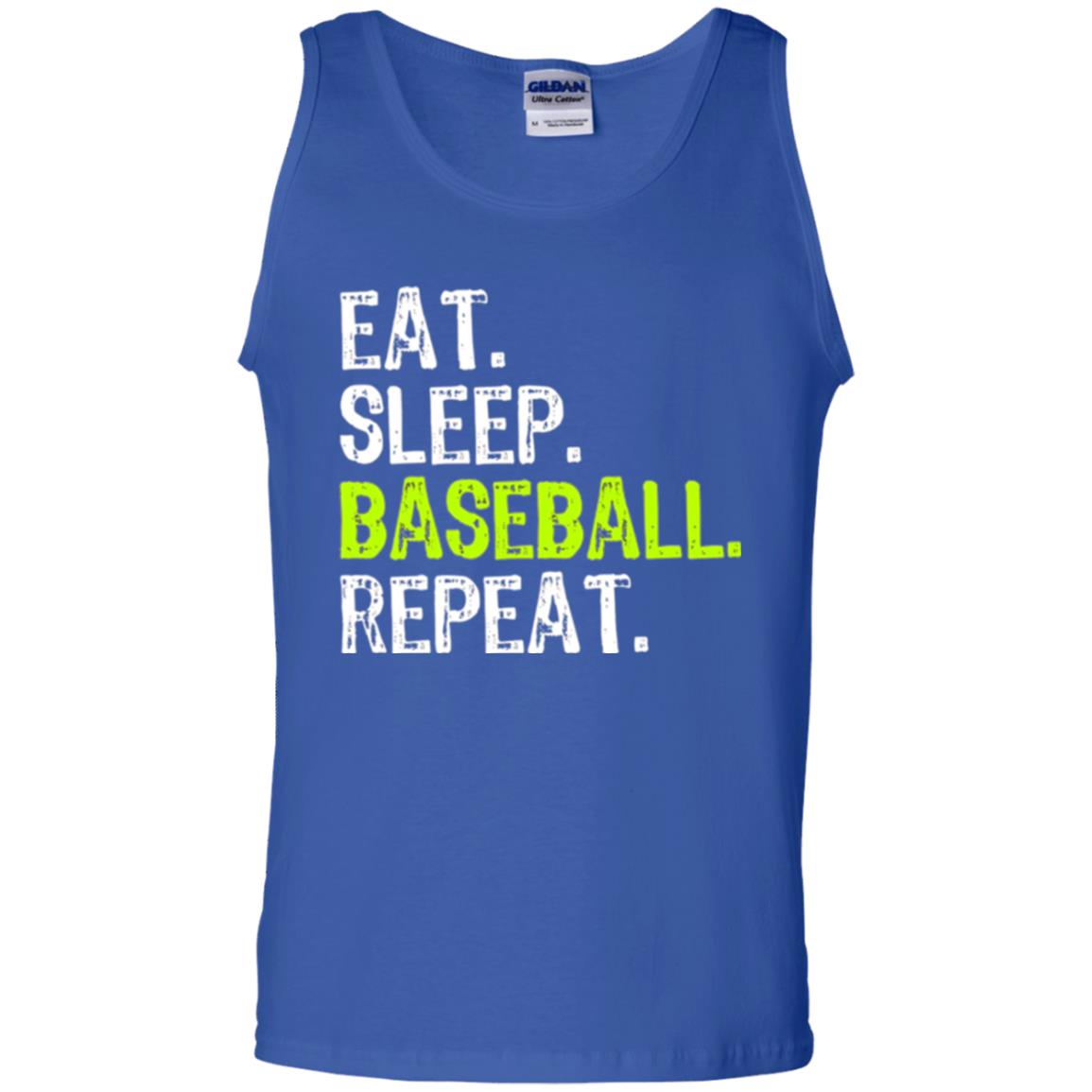 Baseball T-shirt Eat Sleep Baseball Repeat Royal