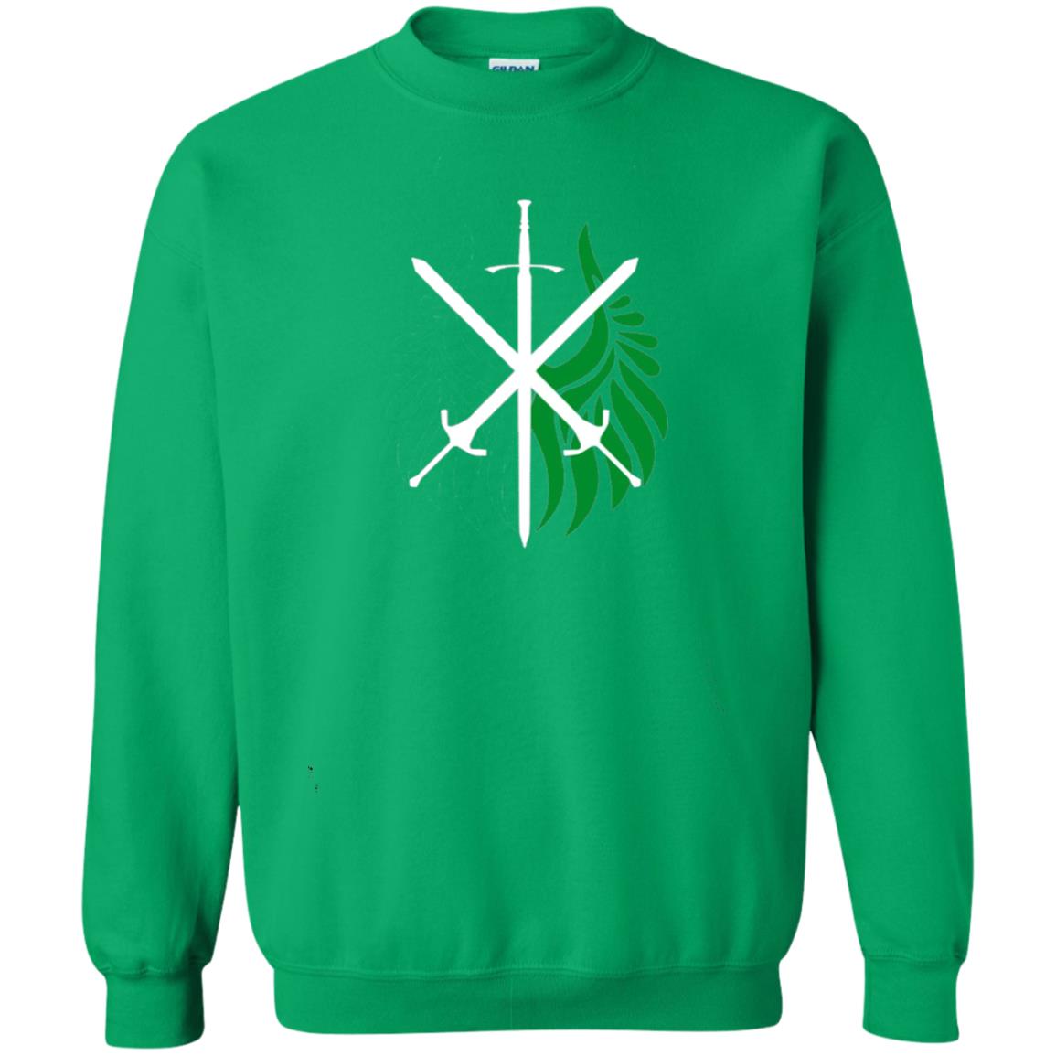 Battle Wings Of Medieval Victory T-shirt Irish Green
