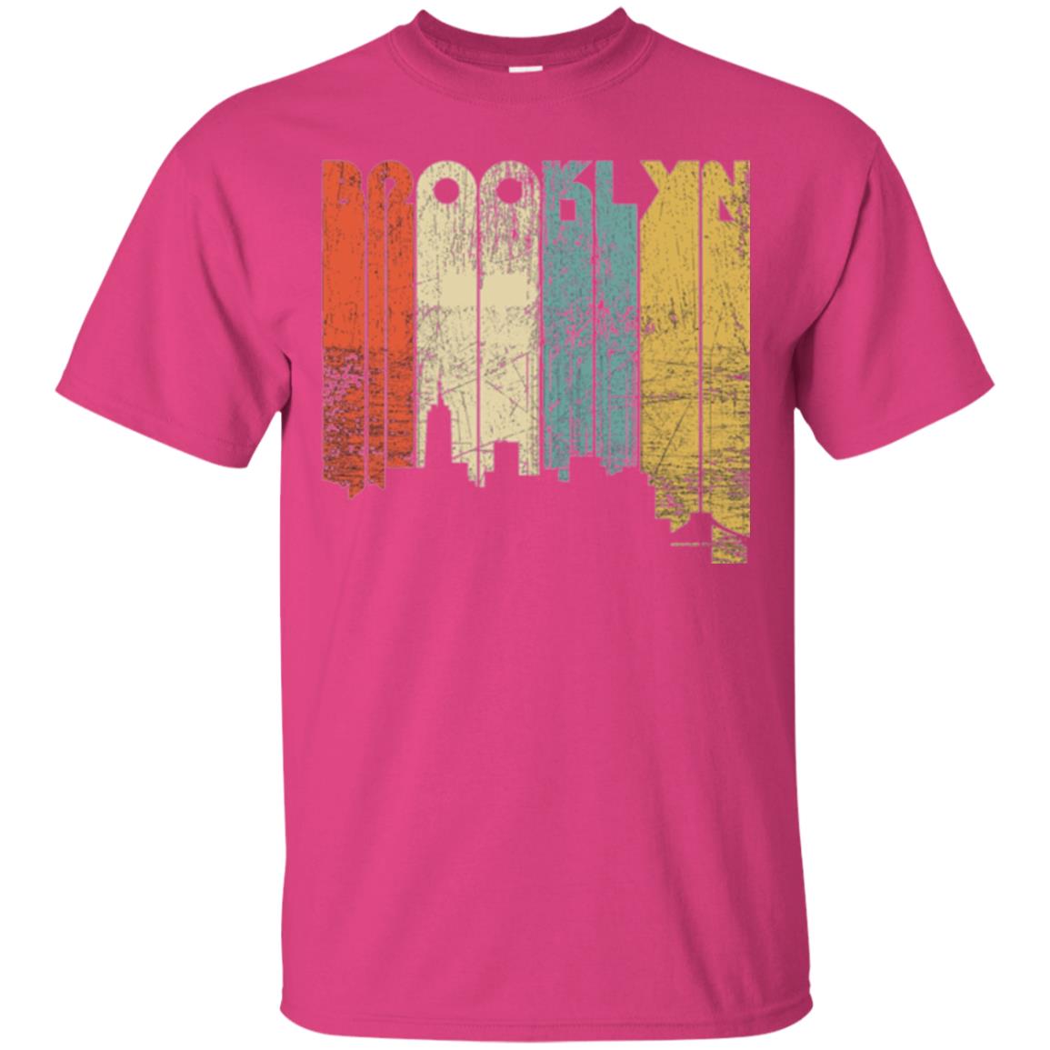 Brooklyn City New York State Vintage T-shirt Heliconia
