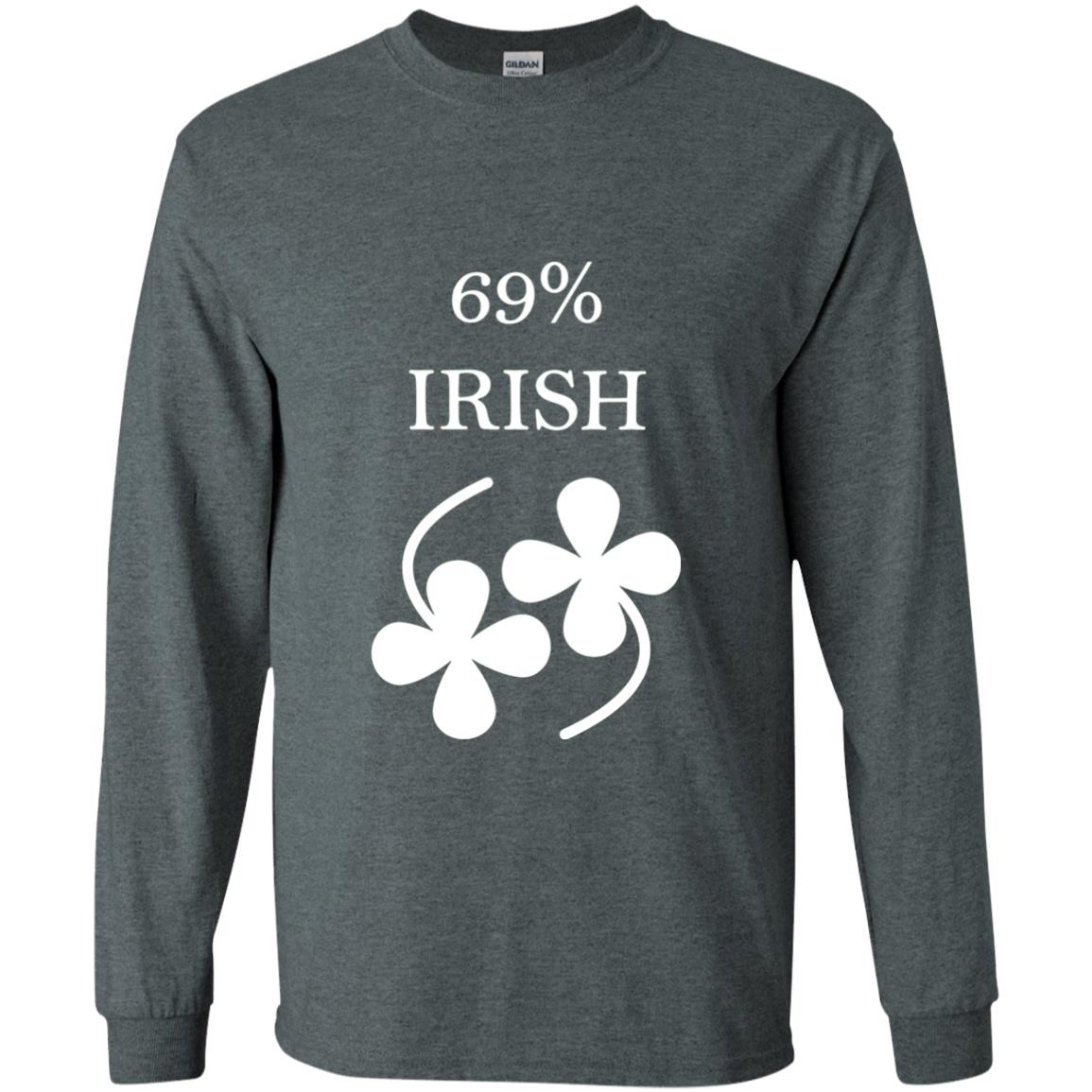 69_ Irish Funny St. Patrick_s Day T-shirt Dark Heather