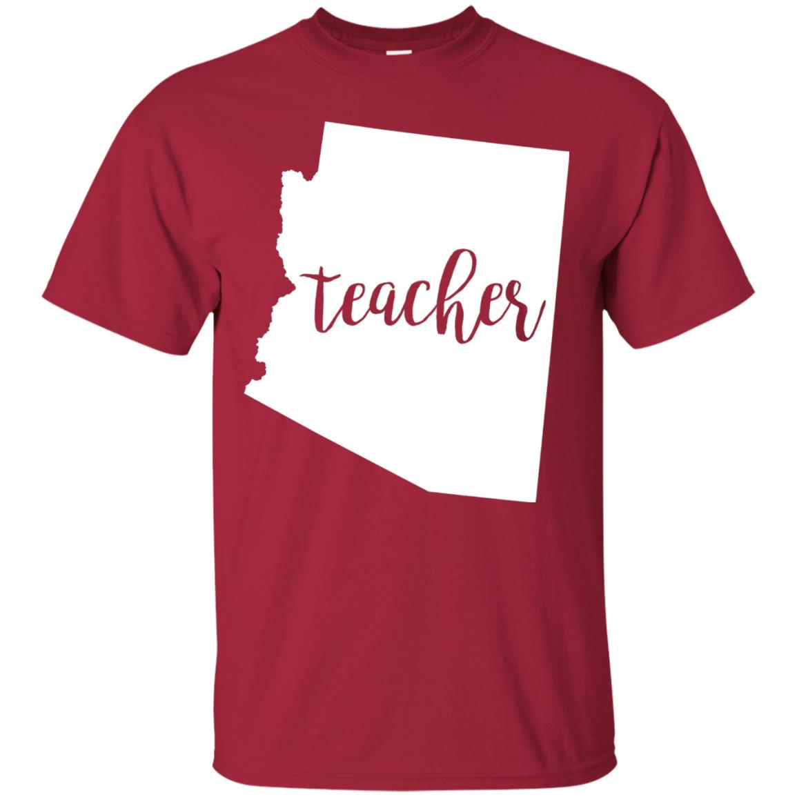 Arizona Teacher Home State Back To School Shirt Cardinal