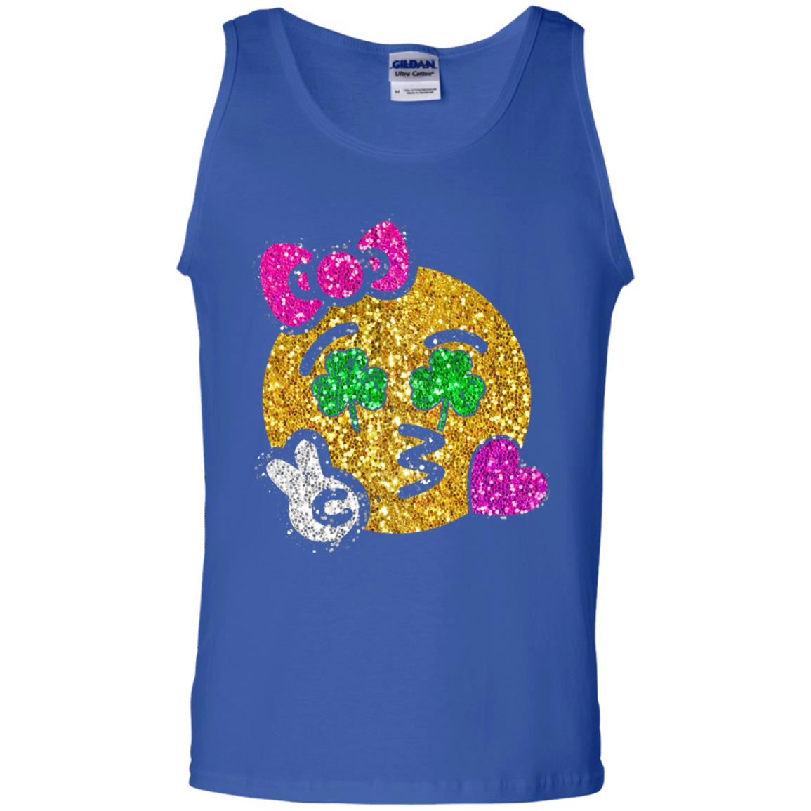 Emoji Kiss Heart Princess St. Patrick_s Day T-shirt Royal