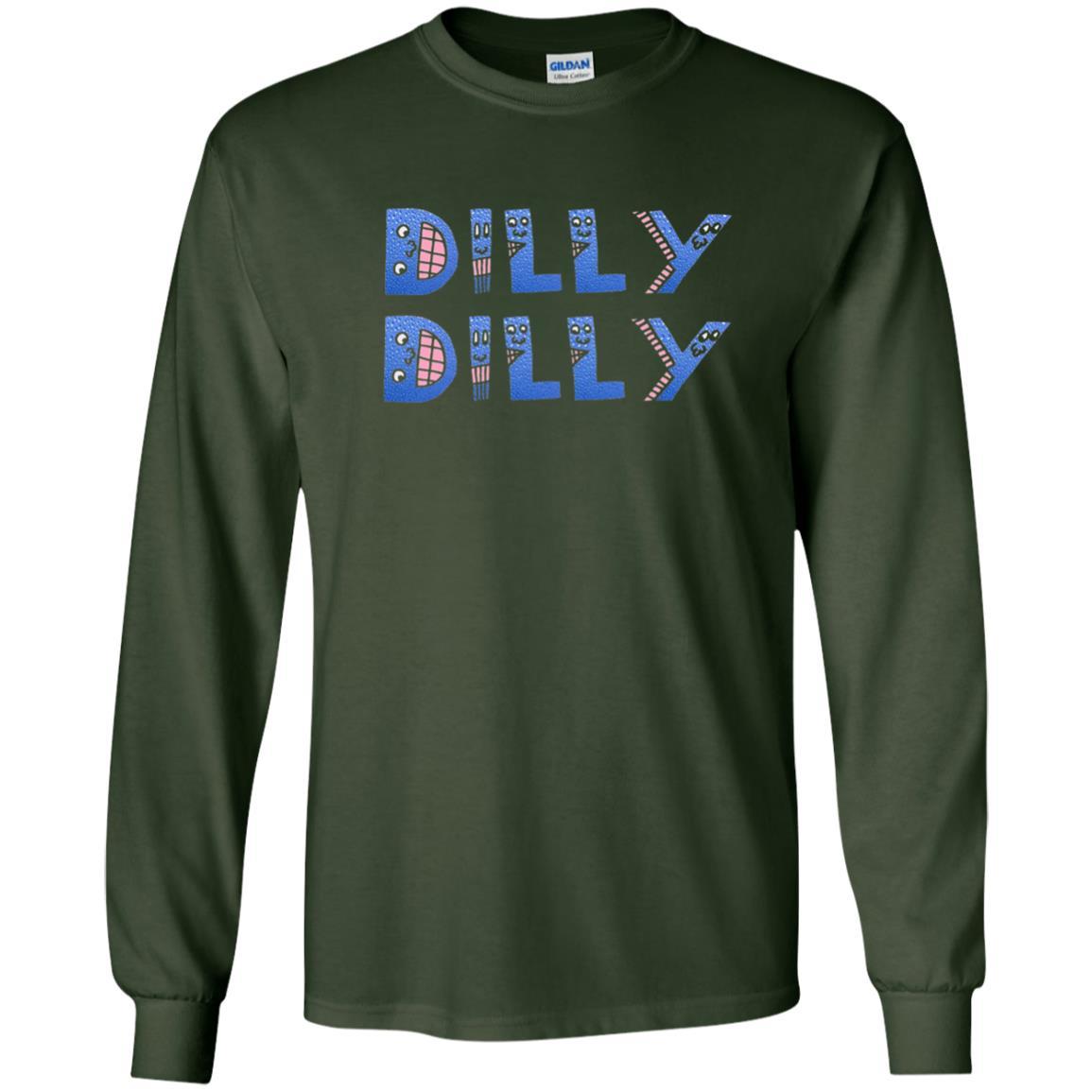 Christmas T-shirt Beer Lovers Dilly Dilly Forest Green