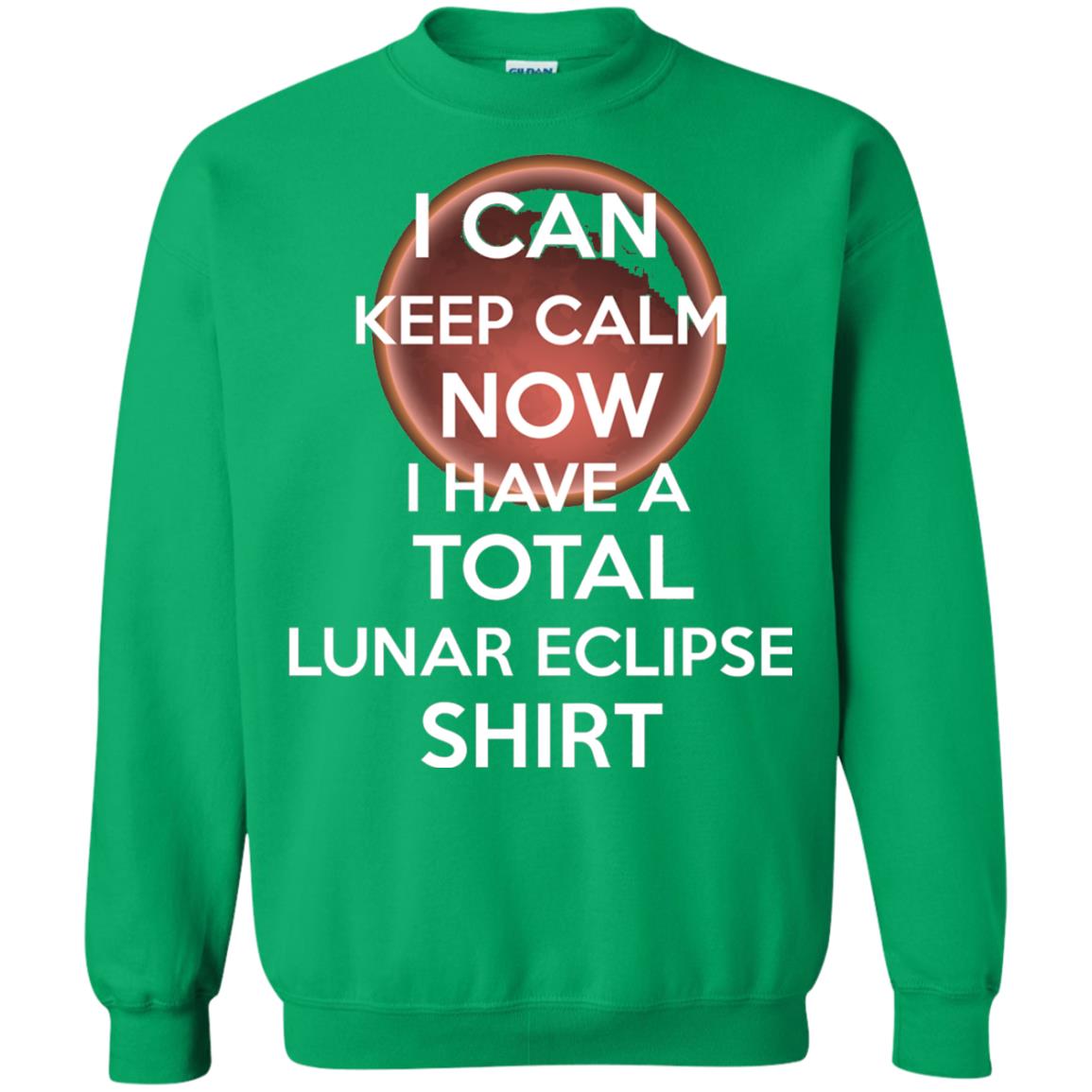 Lunar Eclipse 2018 Shirt Blood Moon Keep Calm Now T-shirt Irish Green