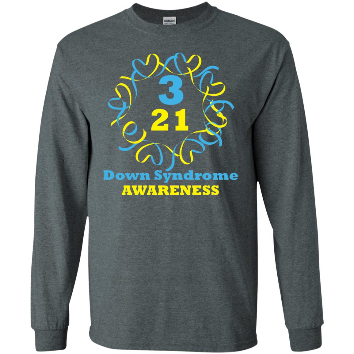 Down Syndrome Awareness T Shirt Dark Heather