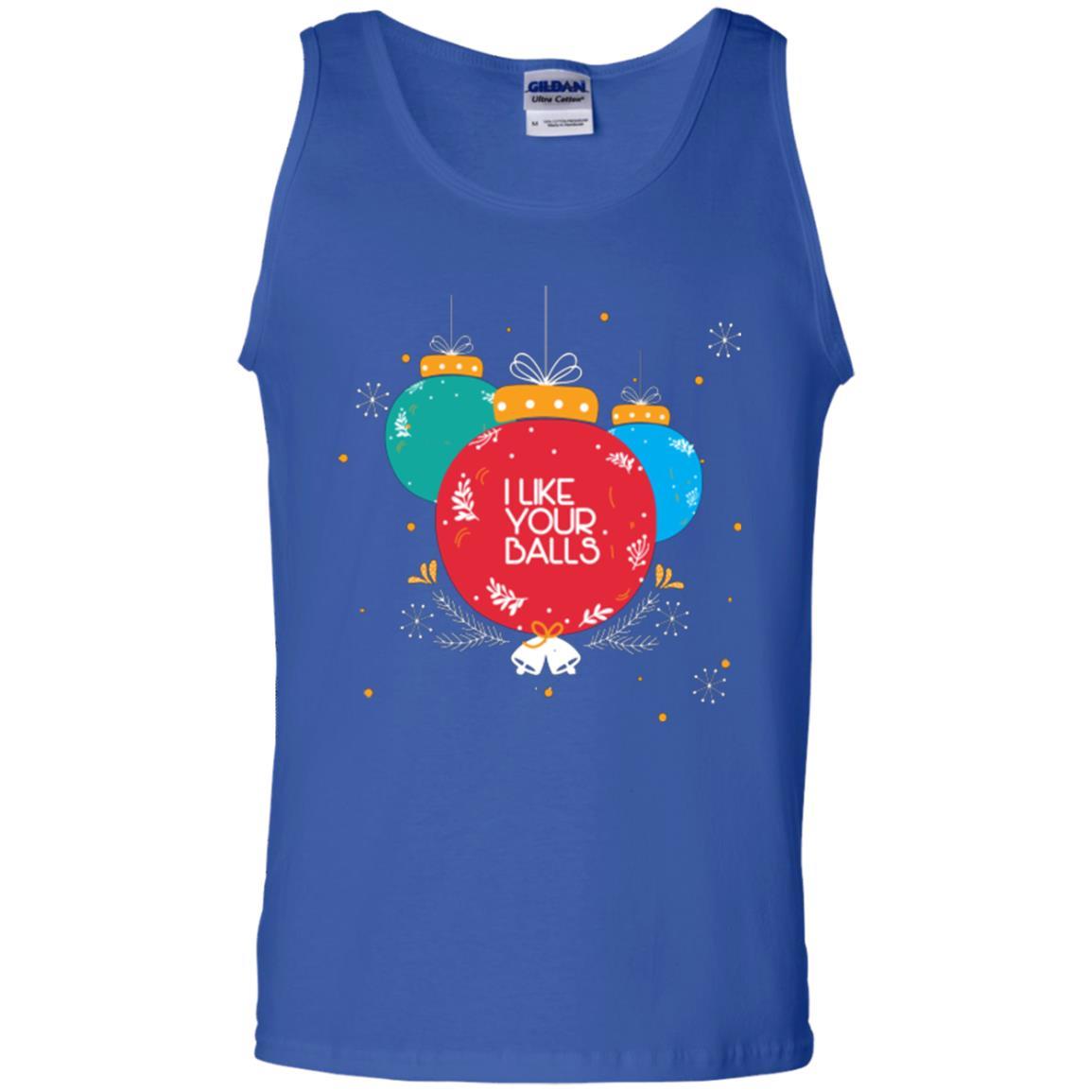Christmas T-shirt I Like Your Balls Royal