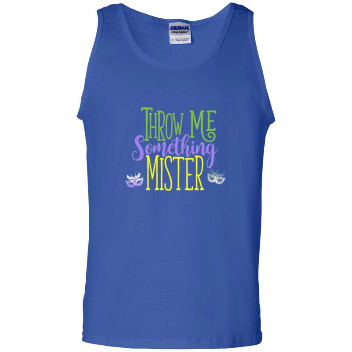 Throw Me Something Mister Mardi Gras T-shirt Royal
