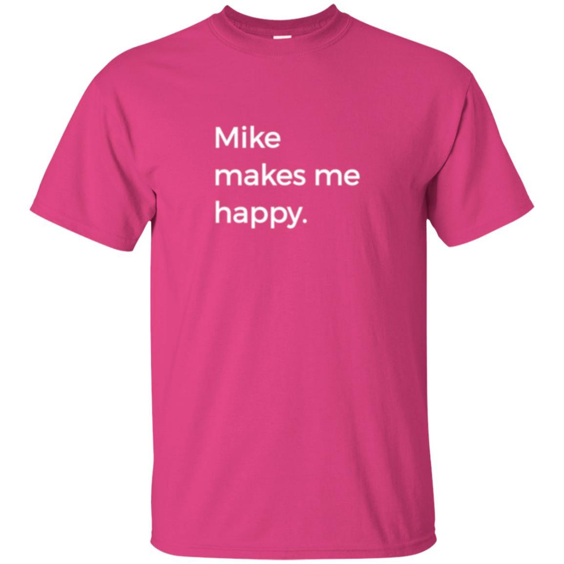 Strange Names And Things T-shirt Mike Makes Me Happy Heliconia