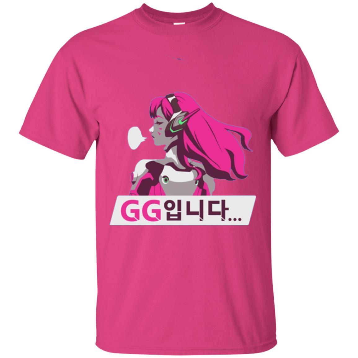 Overwatch D. Va Gg Spray T-shirt Heliconia