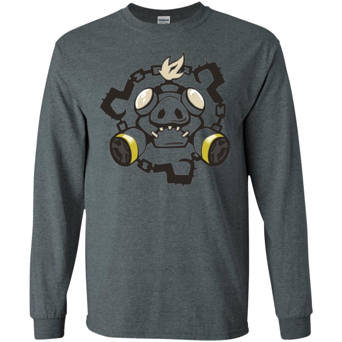 Overwatch Roadhog Chains Spray T-shirt Dark Heather