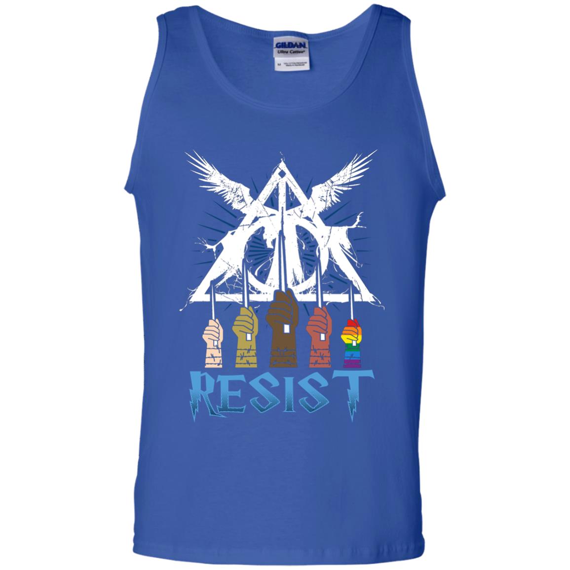 Resist Harry Potter Fan T-shirt Royal