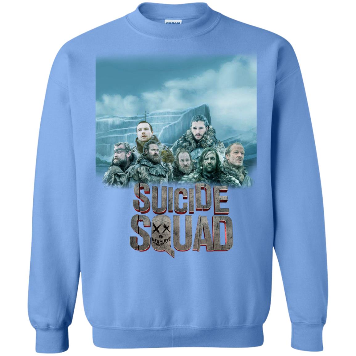 Suicide Squad Game Of Thrones Version T-shirt Carolina Blue