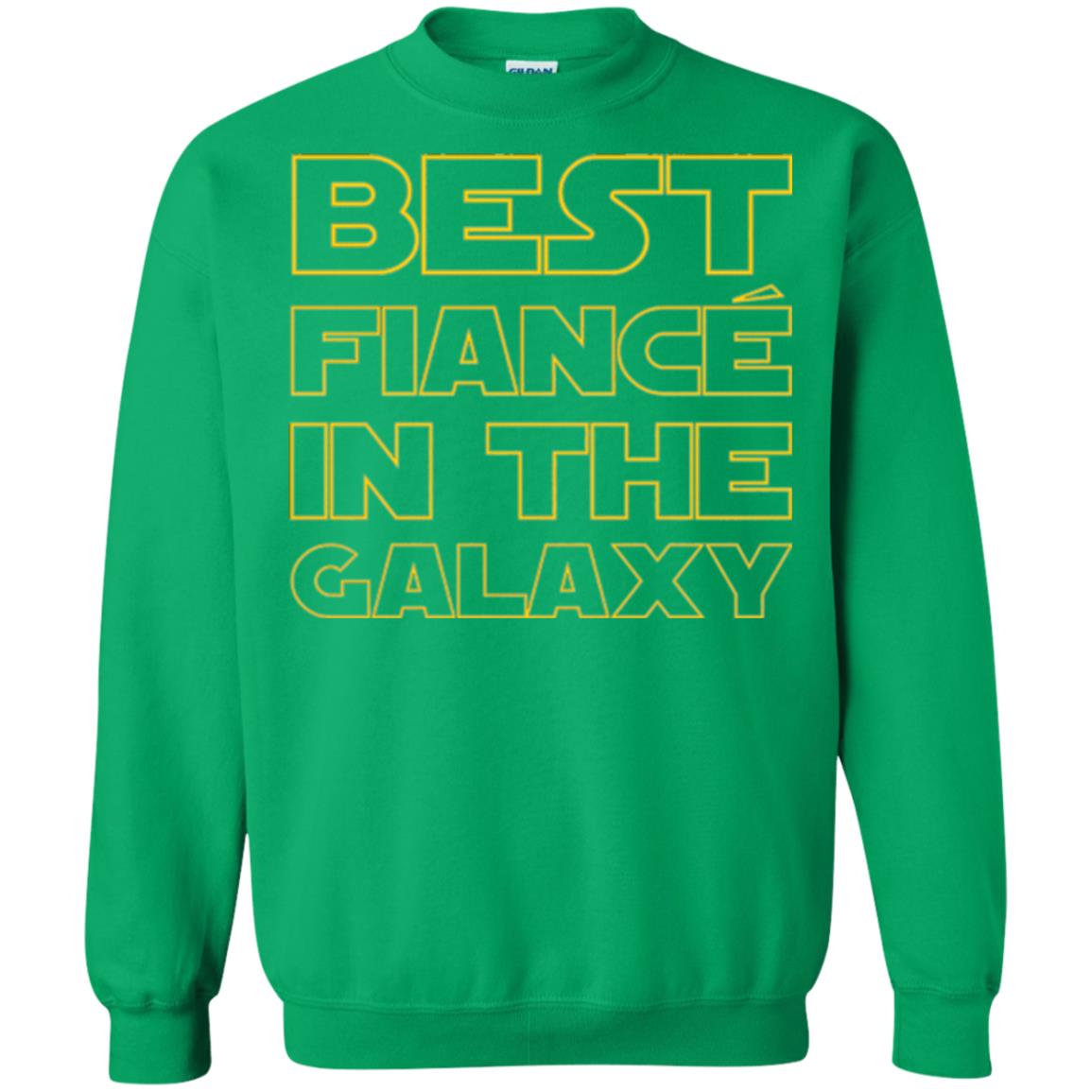 Engaged Married Wedding T-shirt Best Fiance In The Galaxy Irish Green