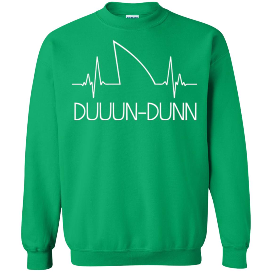 Funny Shark Shirt Feat. Shark Heartbeat Shark Lovers T-shirt Irish Green