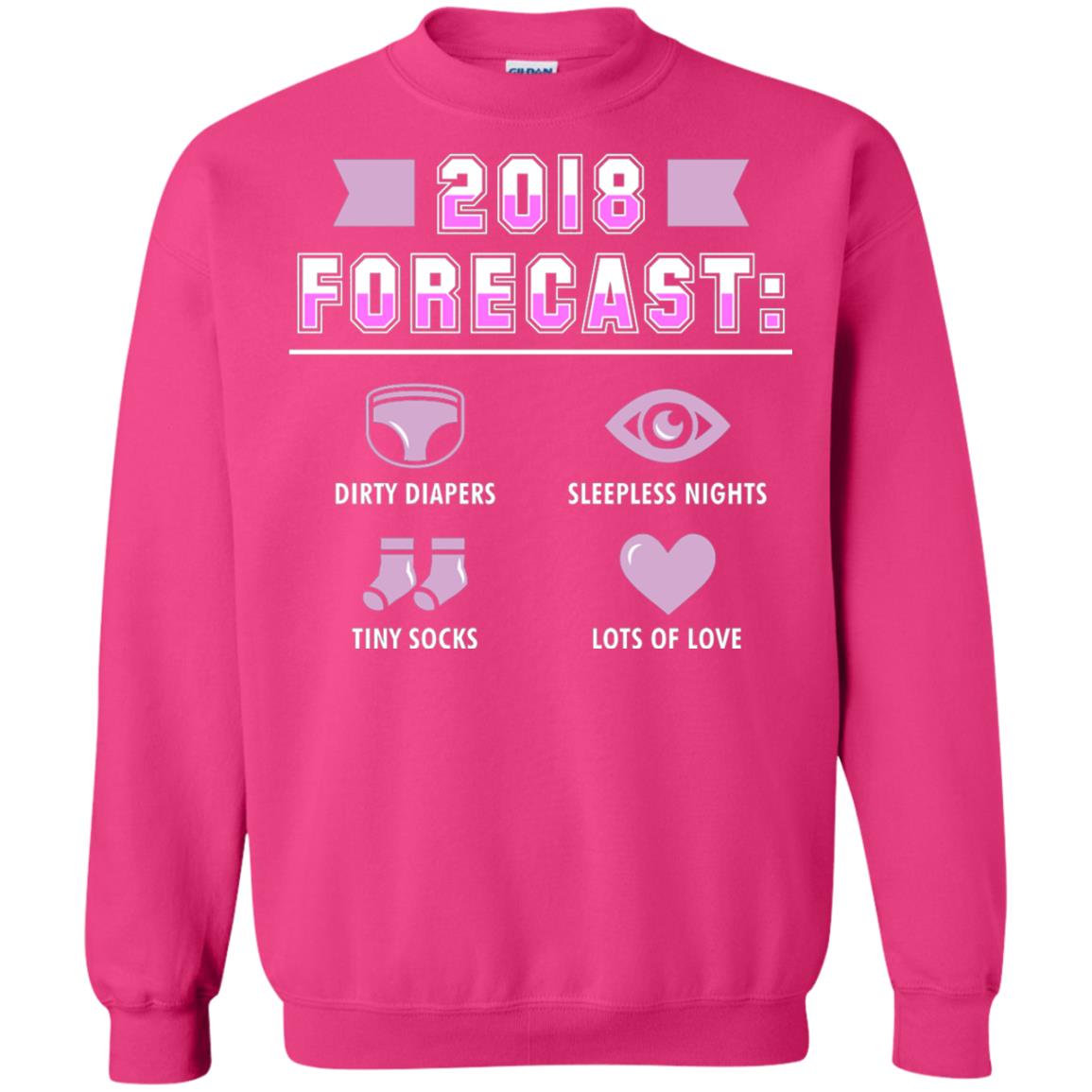 2018 Forecast Dirty Diapers Sleepless Nights Tiny Socks Lots Of Love Heliconia