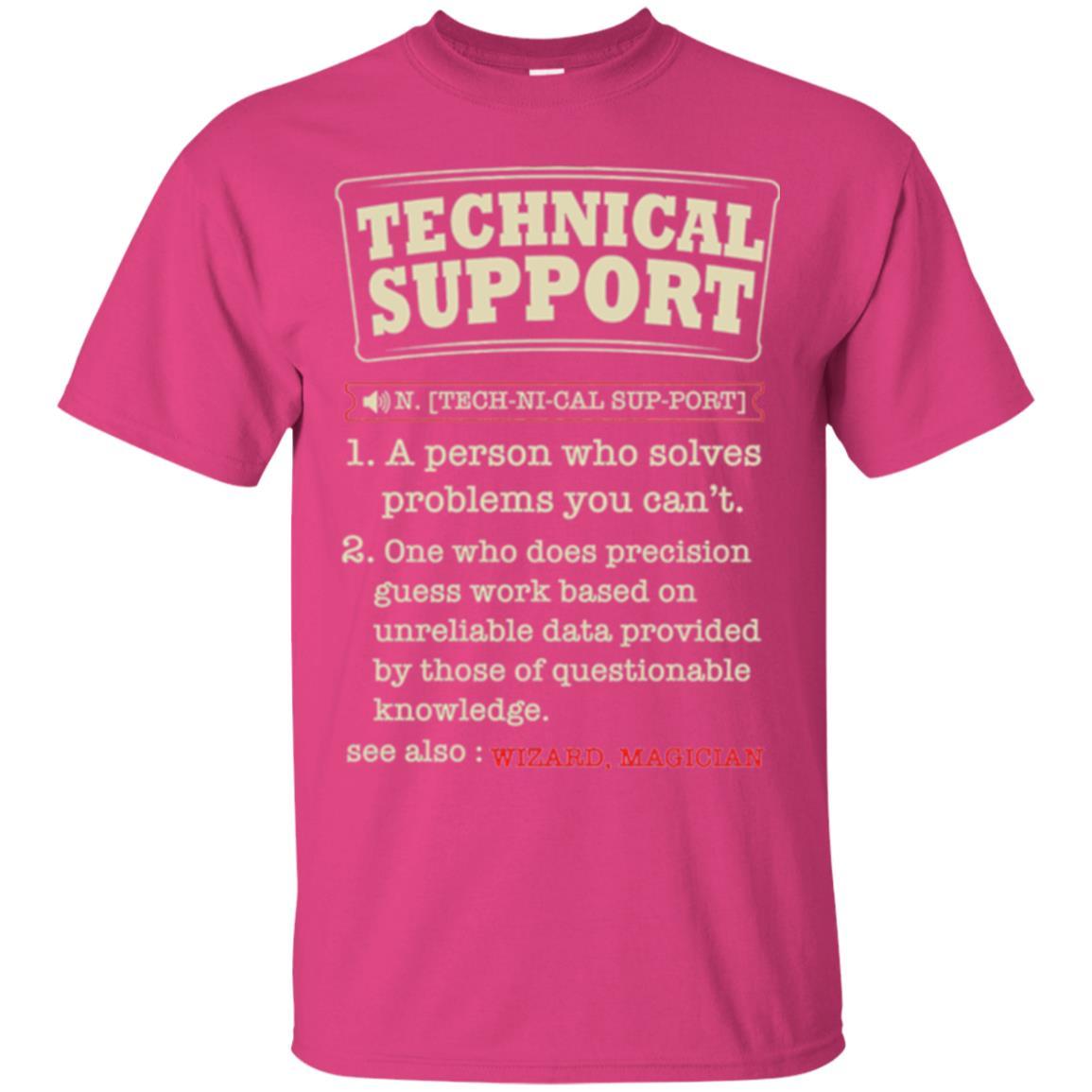 Computer Nerd T-shirt Technical Support Definition T-shirt Heliconia