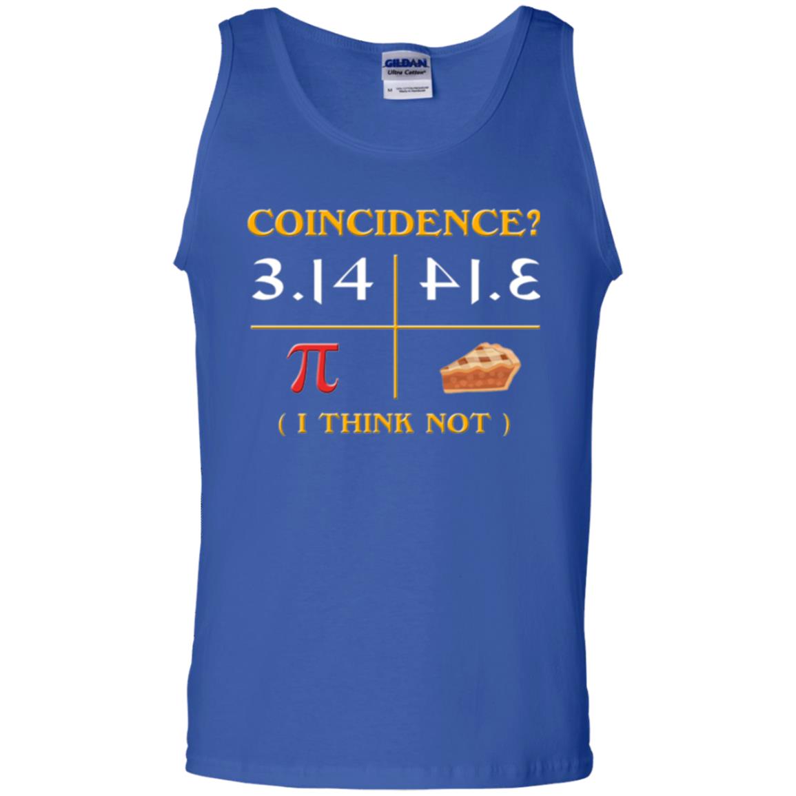 Coincidence I Think Not Pi Day T-shirt Royal