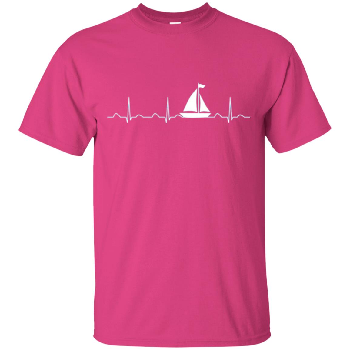 Boating Sailor T-shirt Heartbeat Heliconia