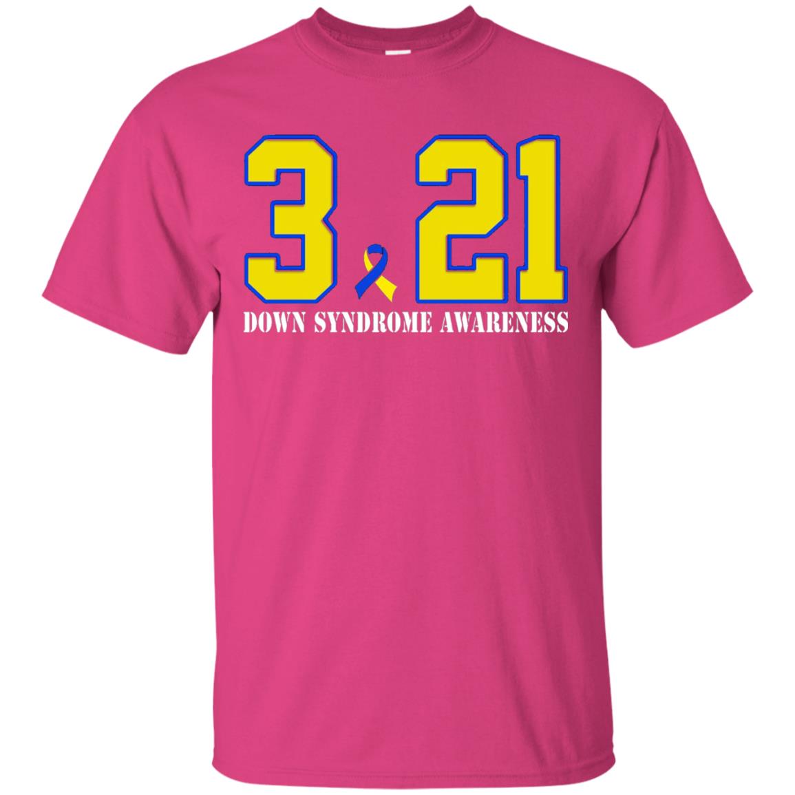 March 21st Down Syndrome Awareness T-shirt Heliconia