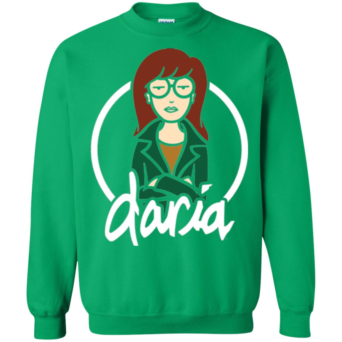 Mtv Daria T-shirt Mad At The World Irish Green