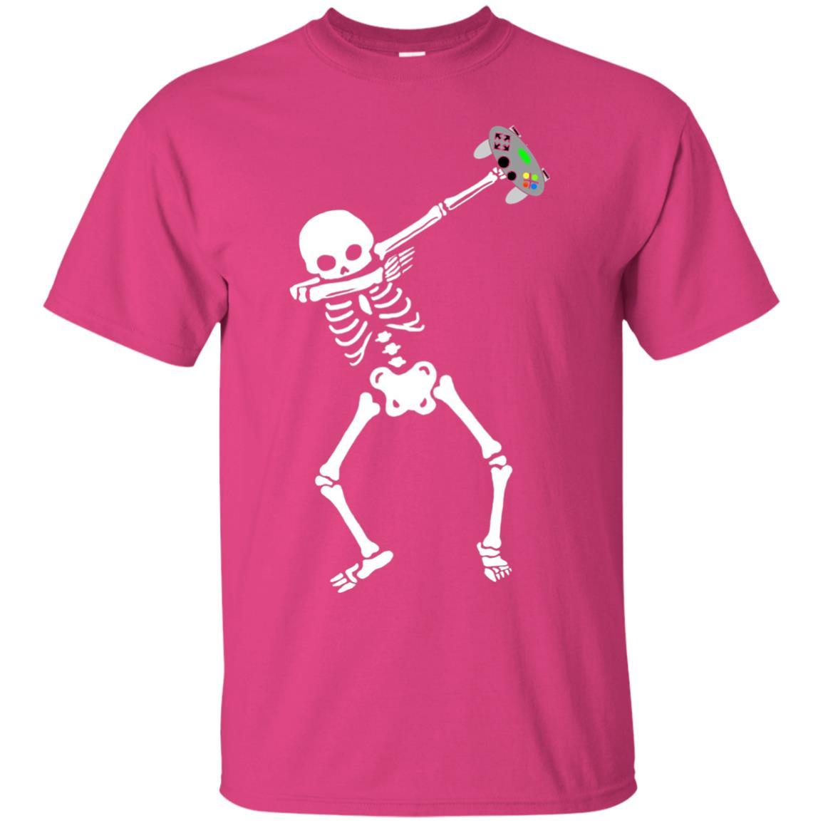 Gamer T-Shirt Dabbing Skeleton Heliconia