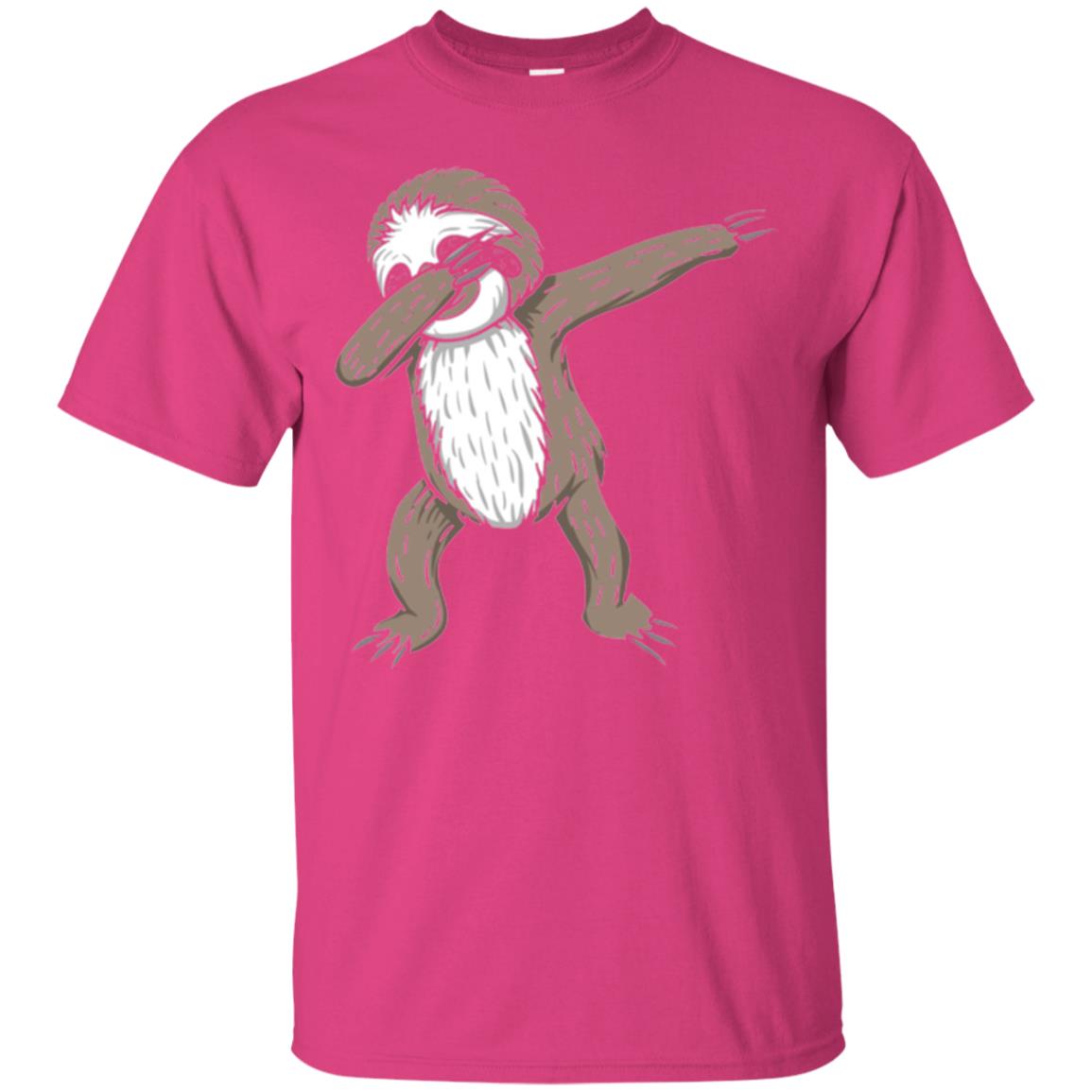 Sloth Dabbing T-shirt Funny Dance Move Heliconia