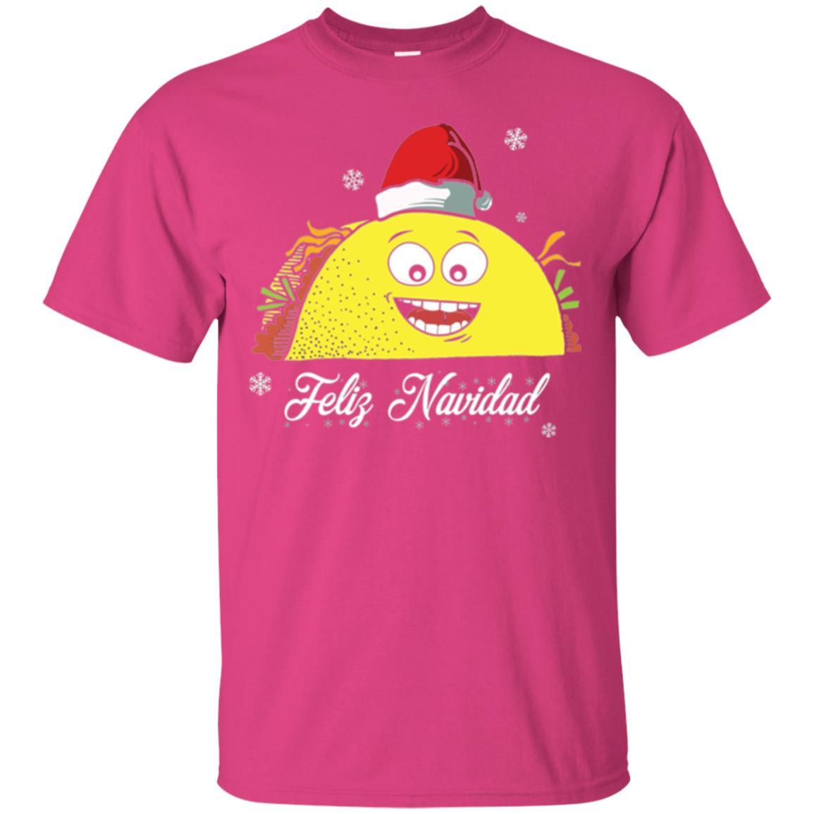 Christmas T-shirt Taco Feliz Navidad Heliconia