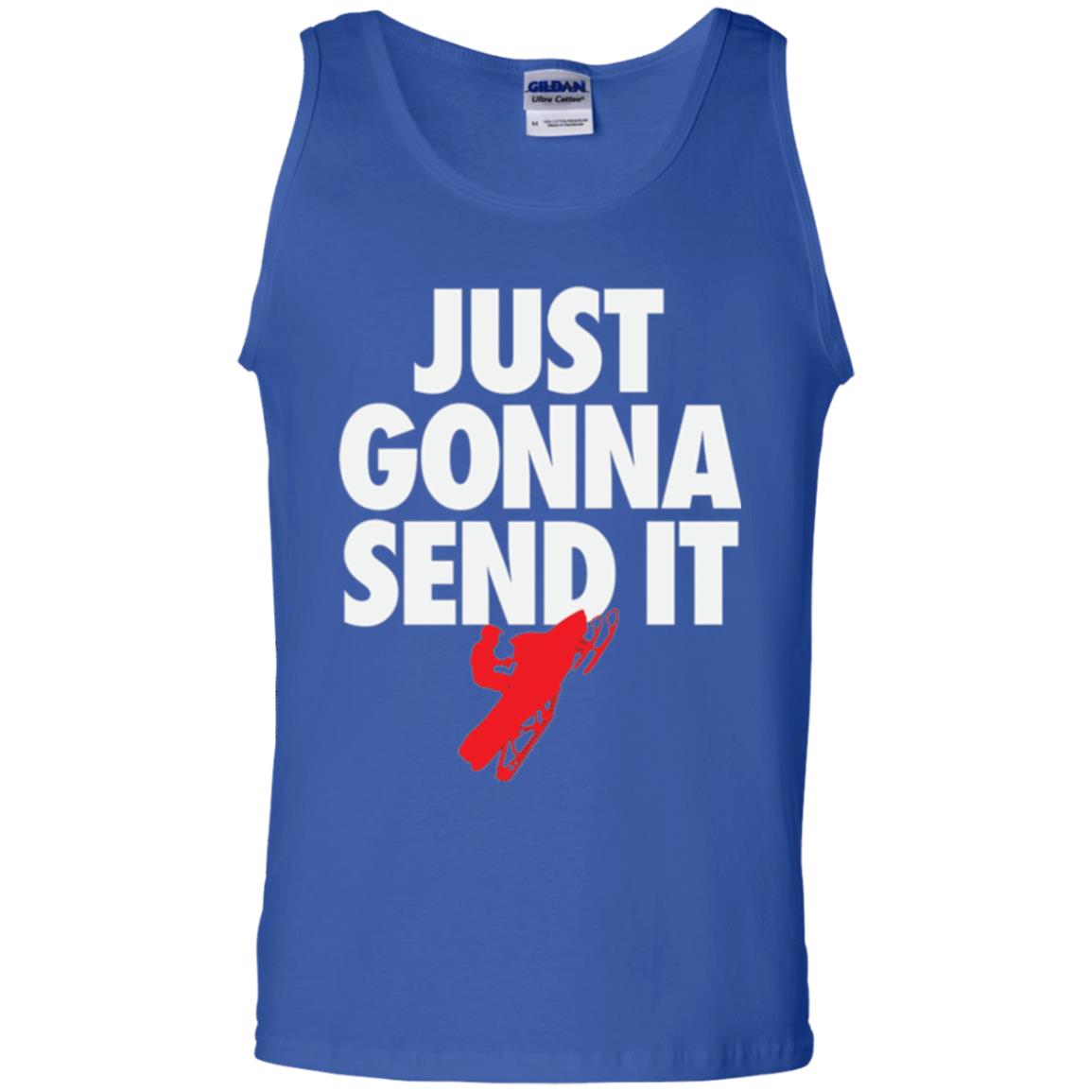 Snowmobile T-shirt Just Gonna Send It T-shirt Royal