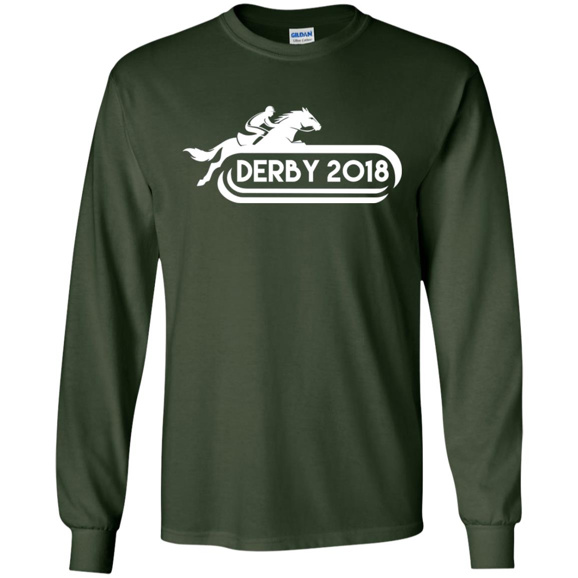 Derby 2018 Shirt Derby 2018 Horse Racing Forest Green