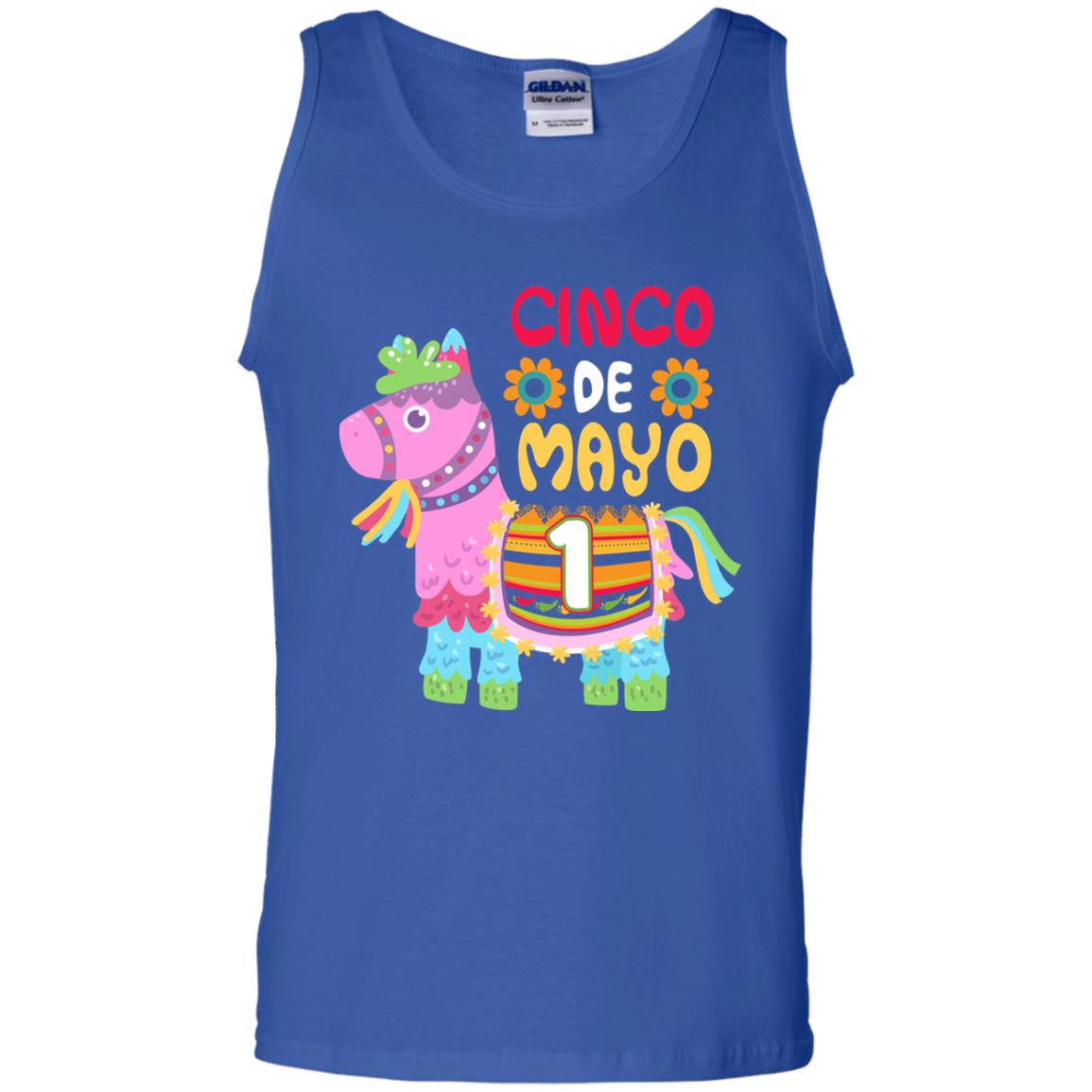 Cinco De Mayo Pinata Jockeys Horse Race 1st Birthday T-shirt Royal