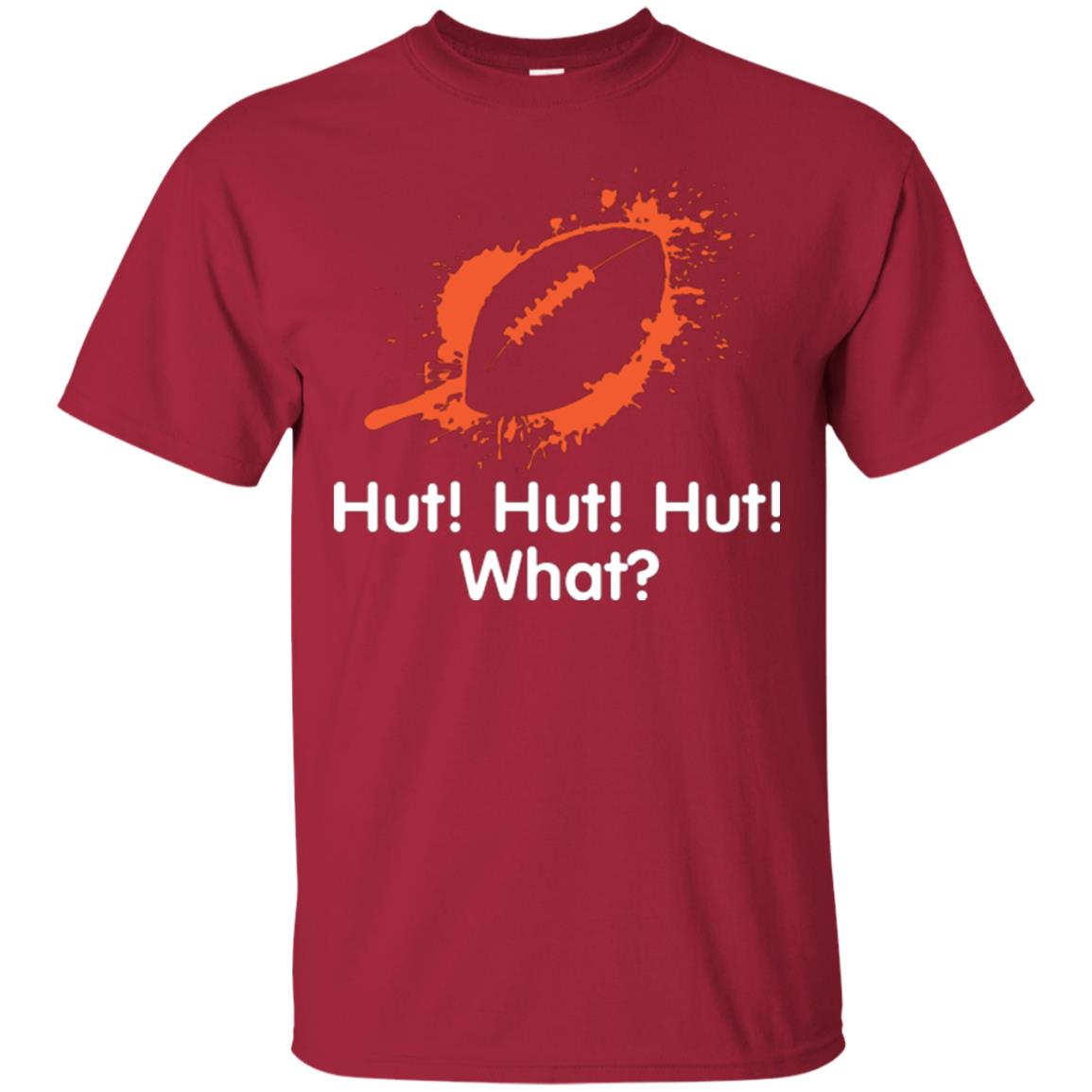 Football Crusher T-shirt Hut Hut Hut What Cardinal