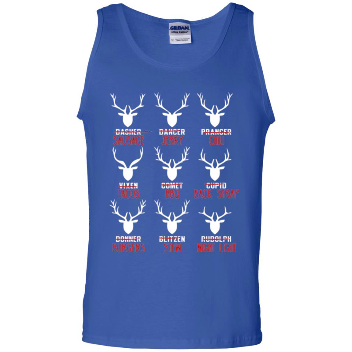 Christmas T-shirt Hunters All Of Santa's Reindeer Royal