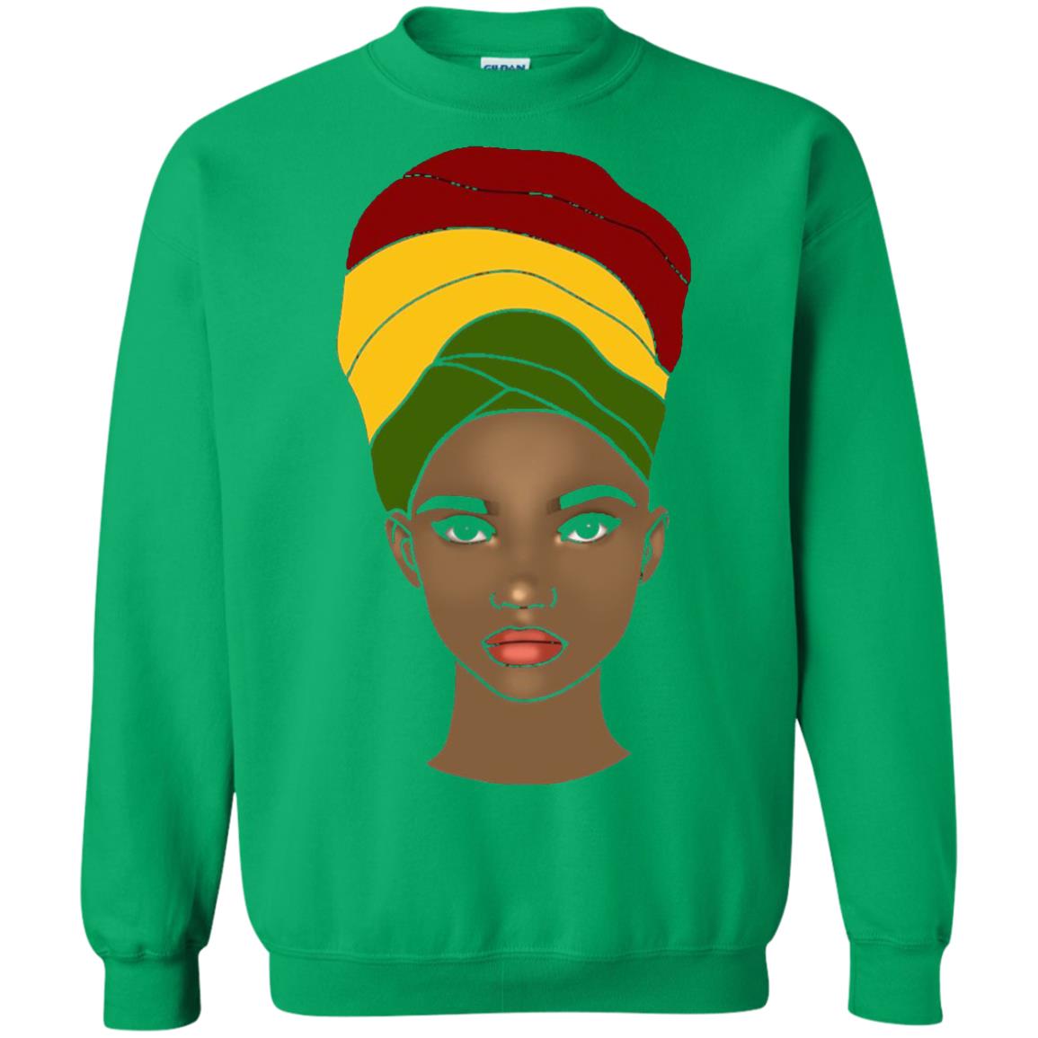 Melanin Rocks African Queen Melanin T-shirt Irish Green