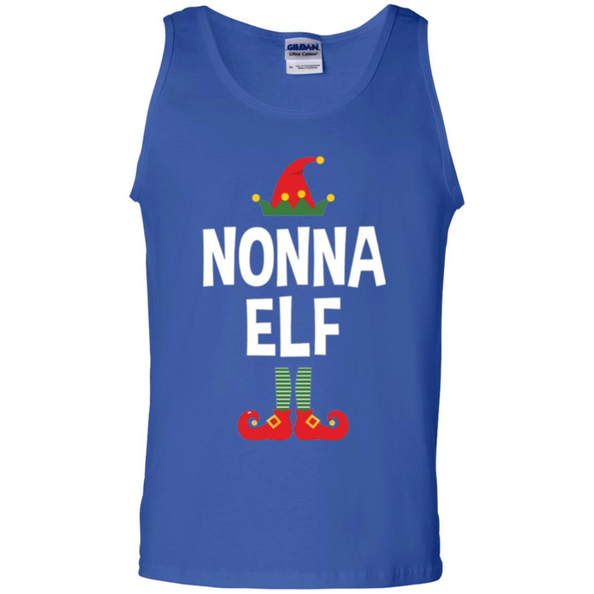 Christmas T-shirt Nonna Elf Christmas Pajamas Royal