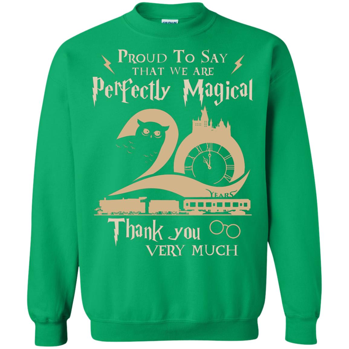 Proud To Say That We Are Perfectly Magical Thank You Very Much Harry Potter Fan T-shirt Irish Green