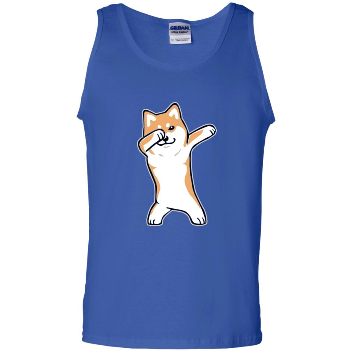 Dog Lover T-shirt Dabbing Shiba Inu Doge Royal