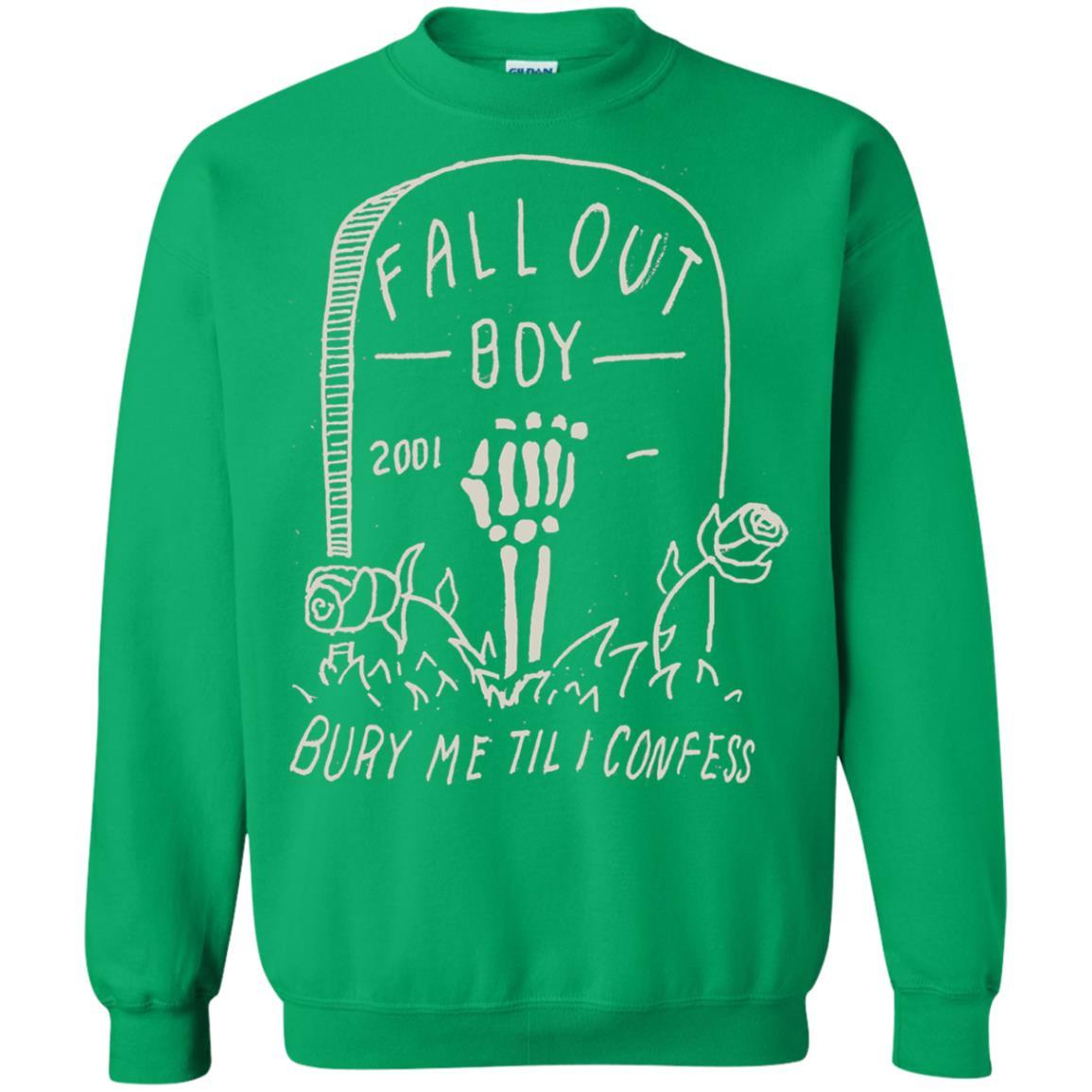 Fall Out Boy Bury Me Till I Confess T-shirt Irish Green