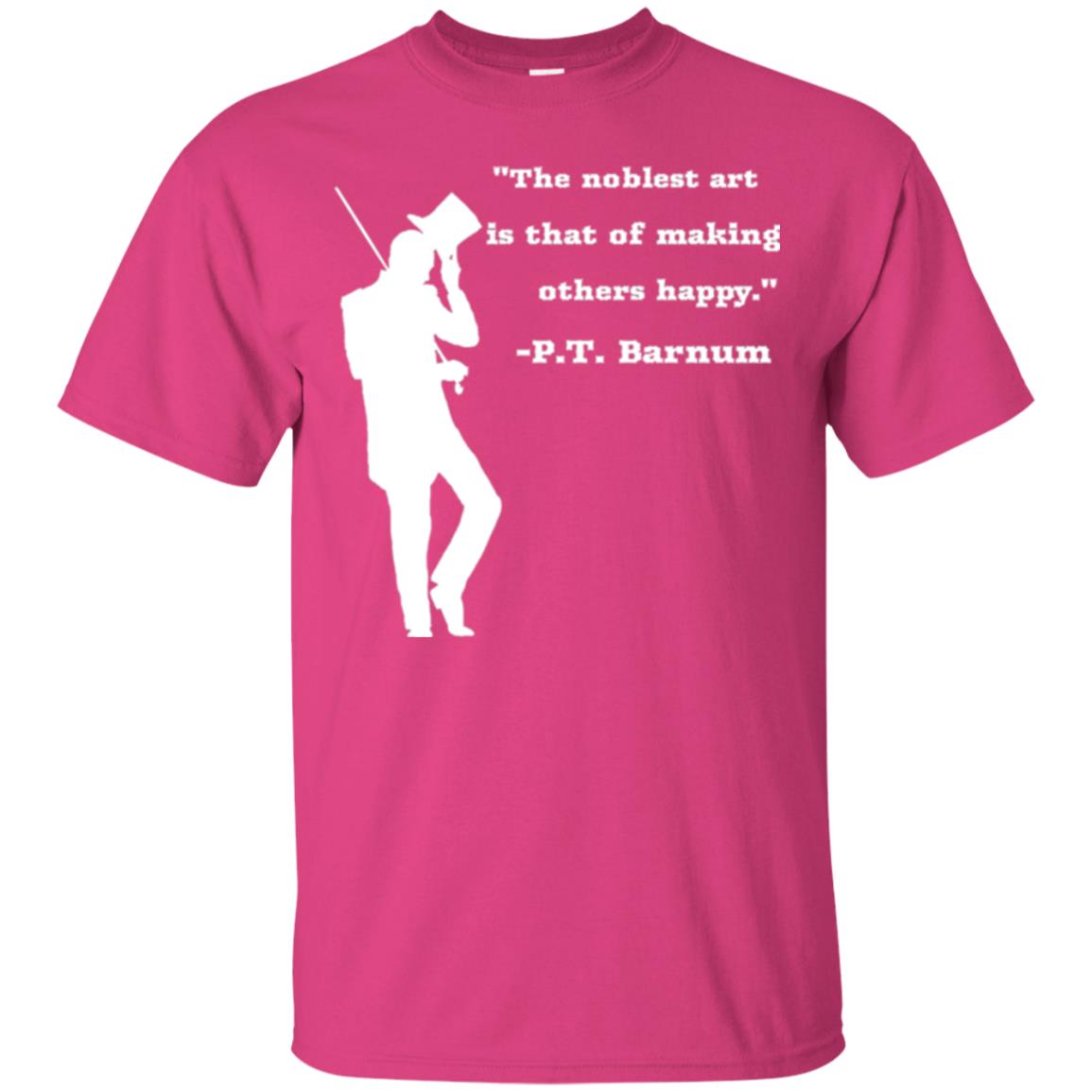 Circus Ring Master P.t. Barnum Quote T-shirt Heliconia