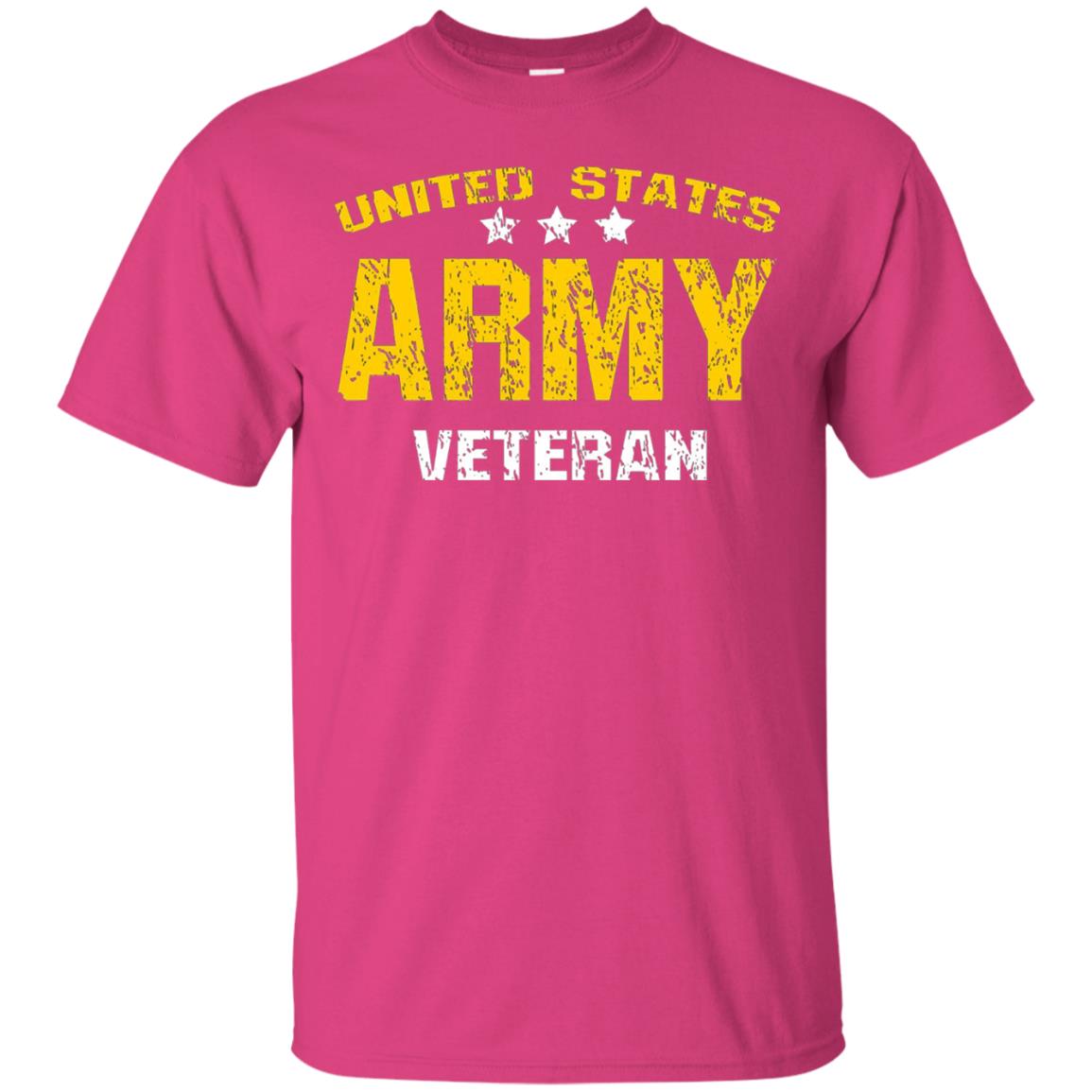 United States Army Veteran Shirt Heliconia