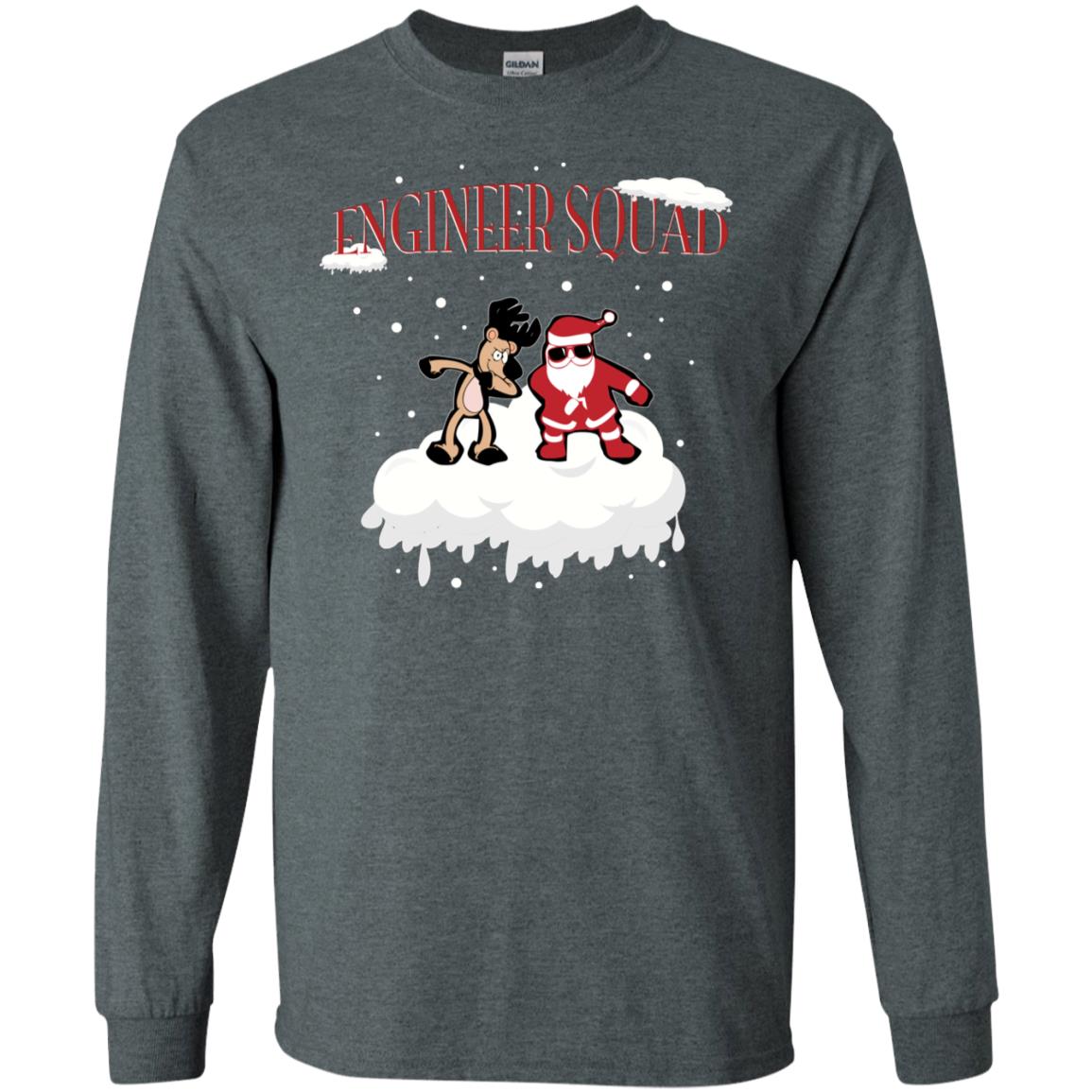Engineer Squad Engineering X-mas Gift Shirt Dark Heather