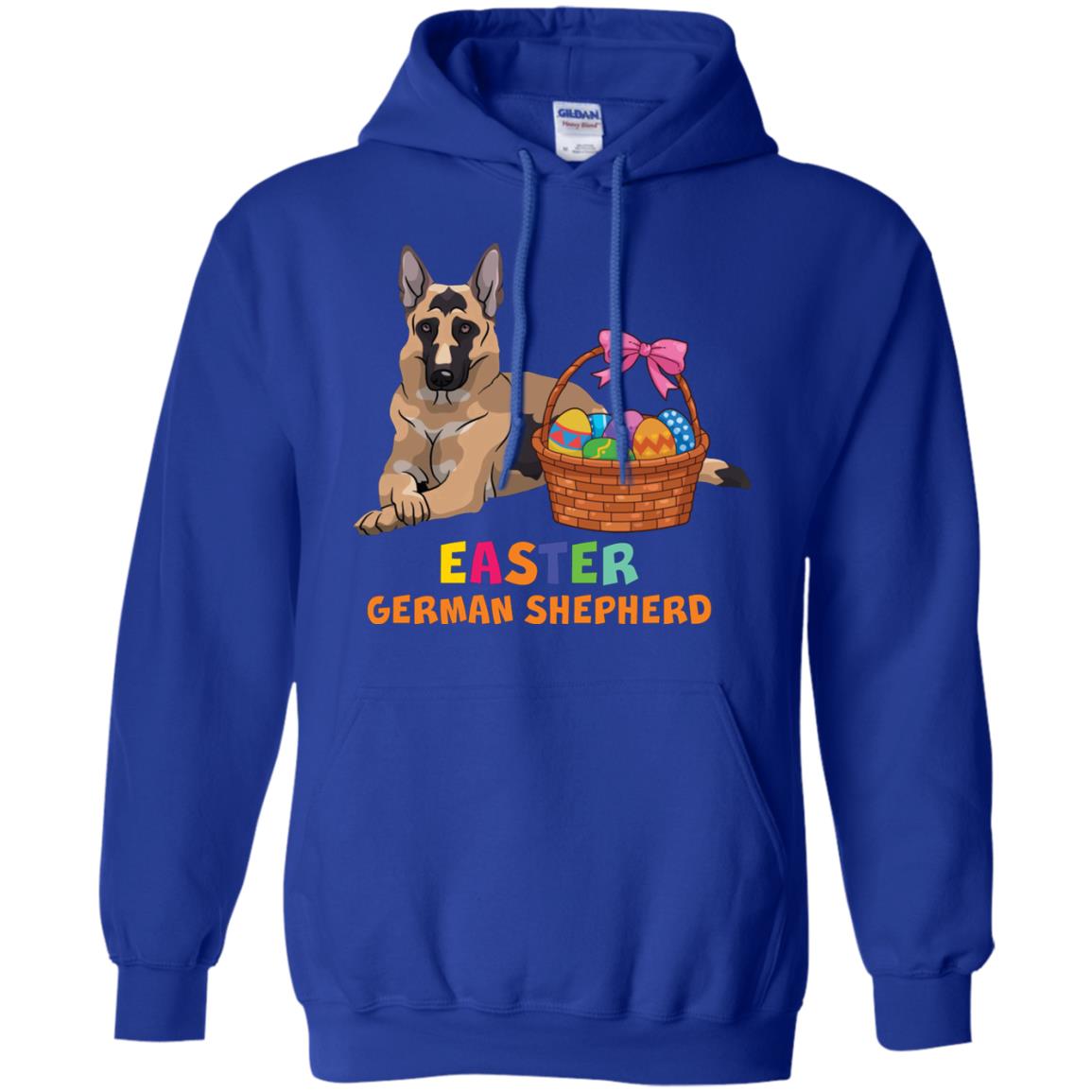 Easter German Shepherd Dog Lover T-shirt For Easter Royal