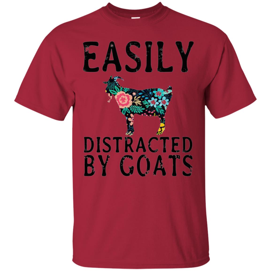 Easily Distracted By Goats Shirt Cardinal