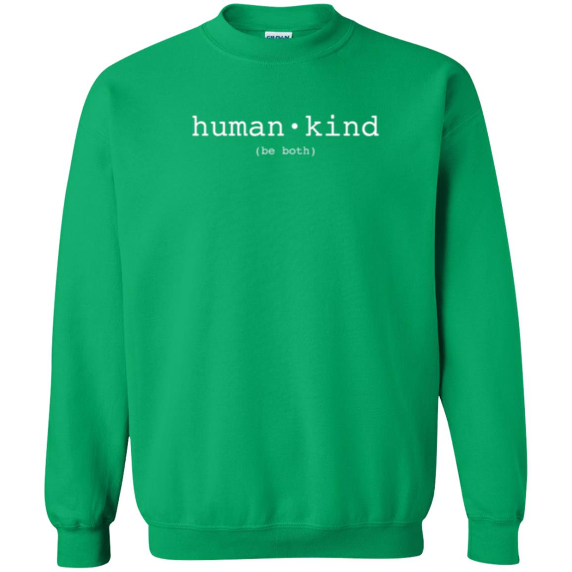 Anti Bullying T-shirt Human Kind Be Both Irish Green